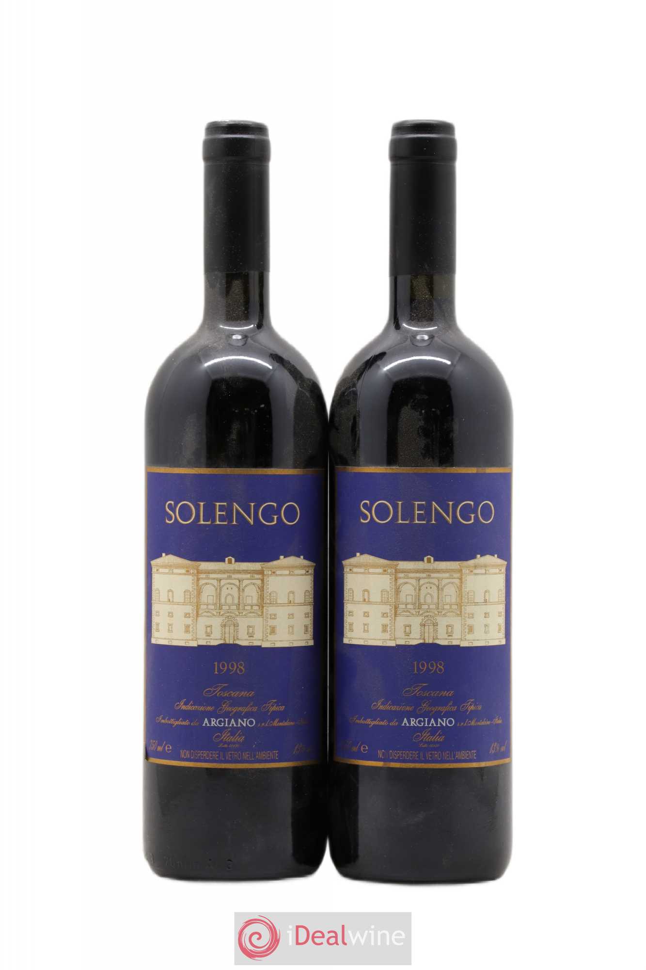 Toscana IGT Solengo Argiano 1998 - Lot de 2 bouteilles - 0