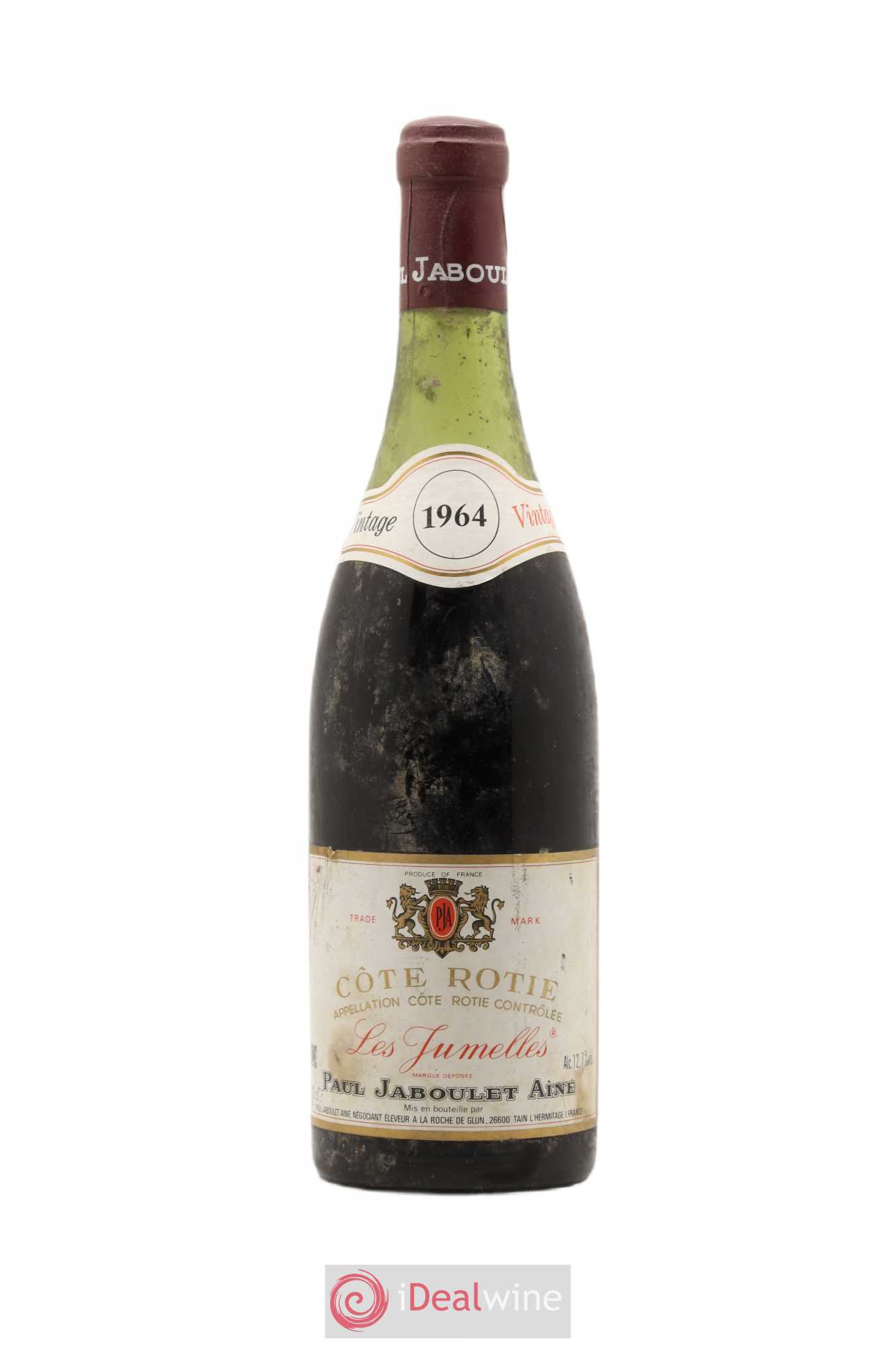 Côte-Rôtie Les Jumelles Paul Jaboulet Ainé (sans prix de réserve) 1964 - Lot de 1 bouteille - 0
