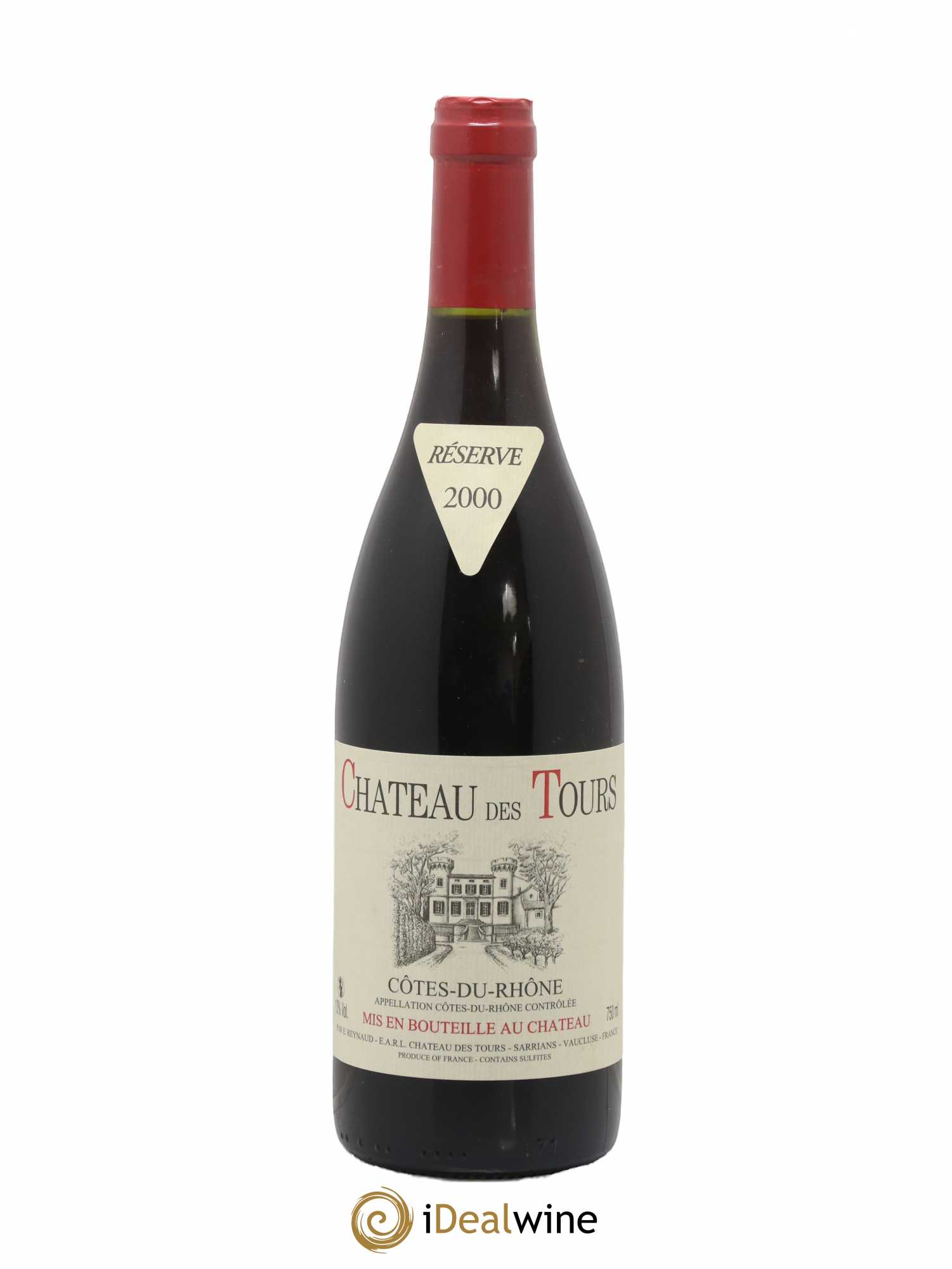 Côtes-du-Rhône Château des Tours Emmanuel Reynaud 2000 - Lot de 1 bouteille - 0