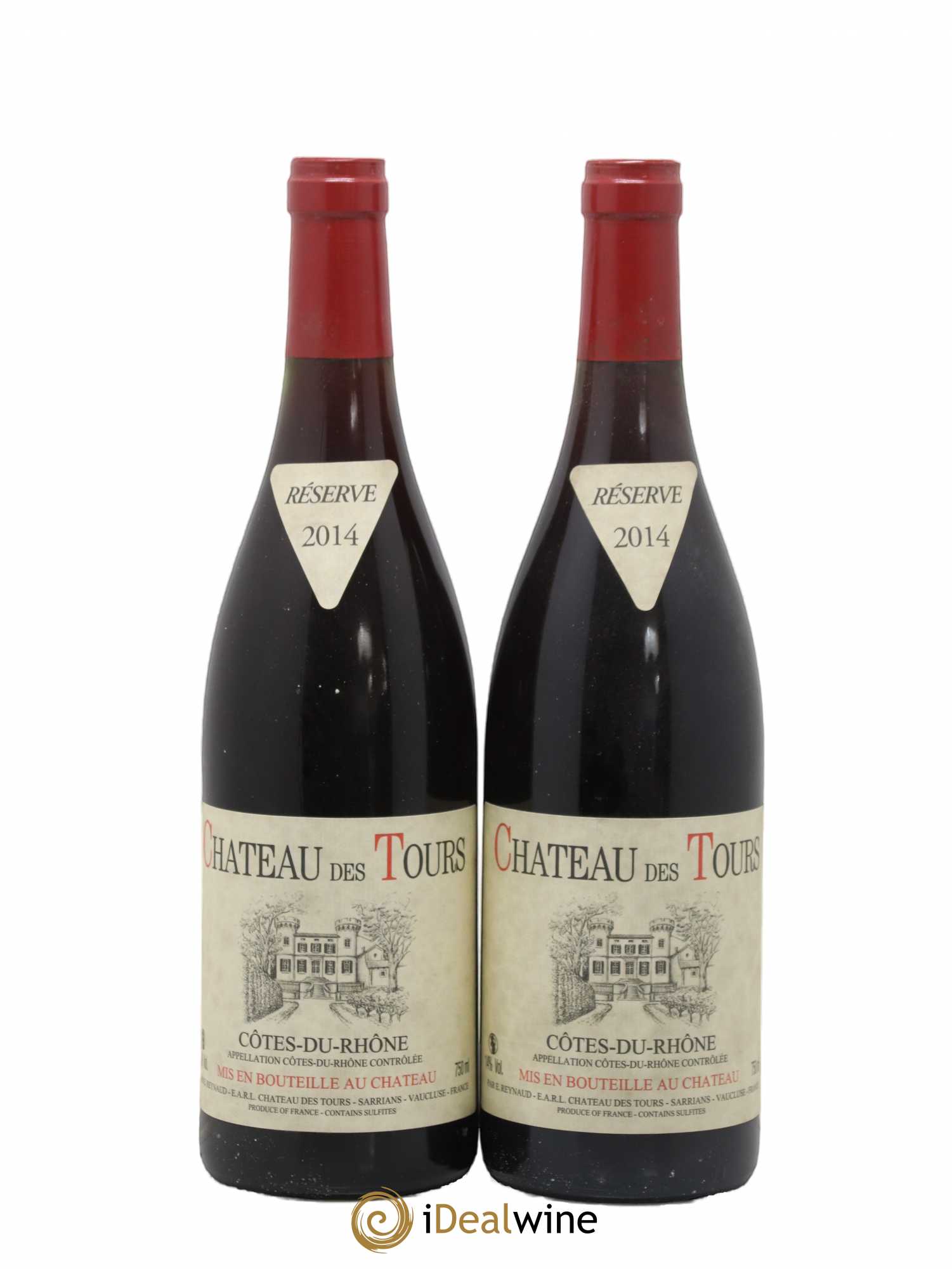 Côtes-du-Rhône Château des Tours Emmanuel Reynaud 2014 - Lot de 2 bouteilles - 0
