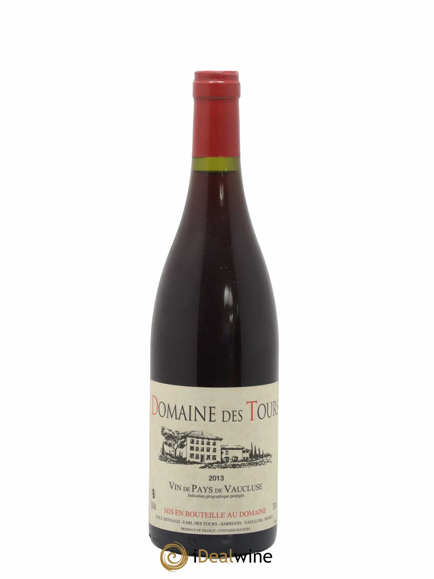 Vaucluse (Vin de Pays de Vaucluse) Domaine des Tours Emmanuel Reynaud 2013 - Lot de 1 bouteille - 0