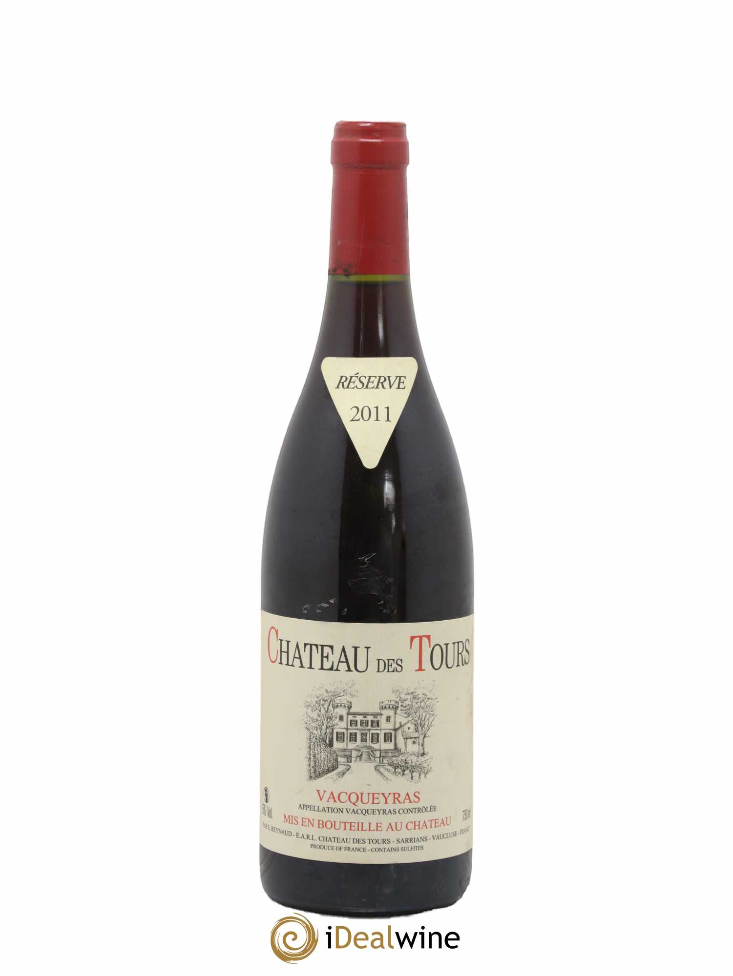 Vacqueyras Château des Tours Emmanuel Reynaud 2011 - Lot de 1 bouteille - 0