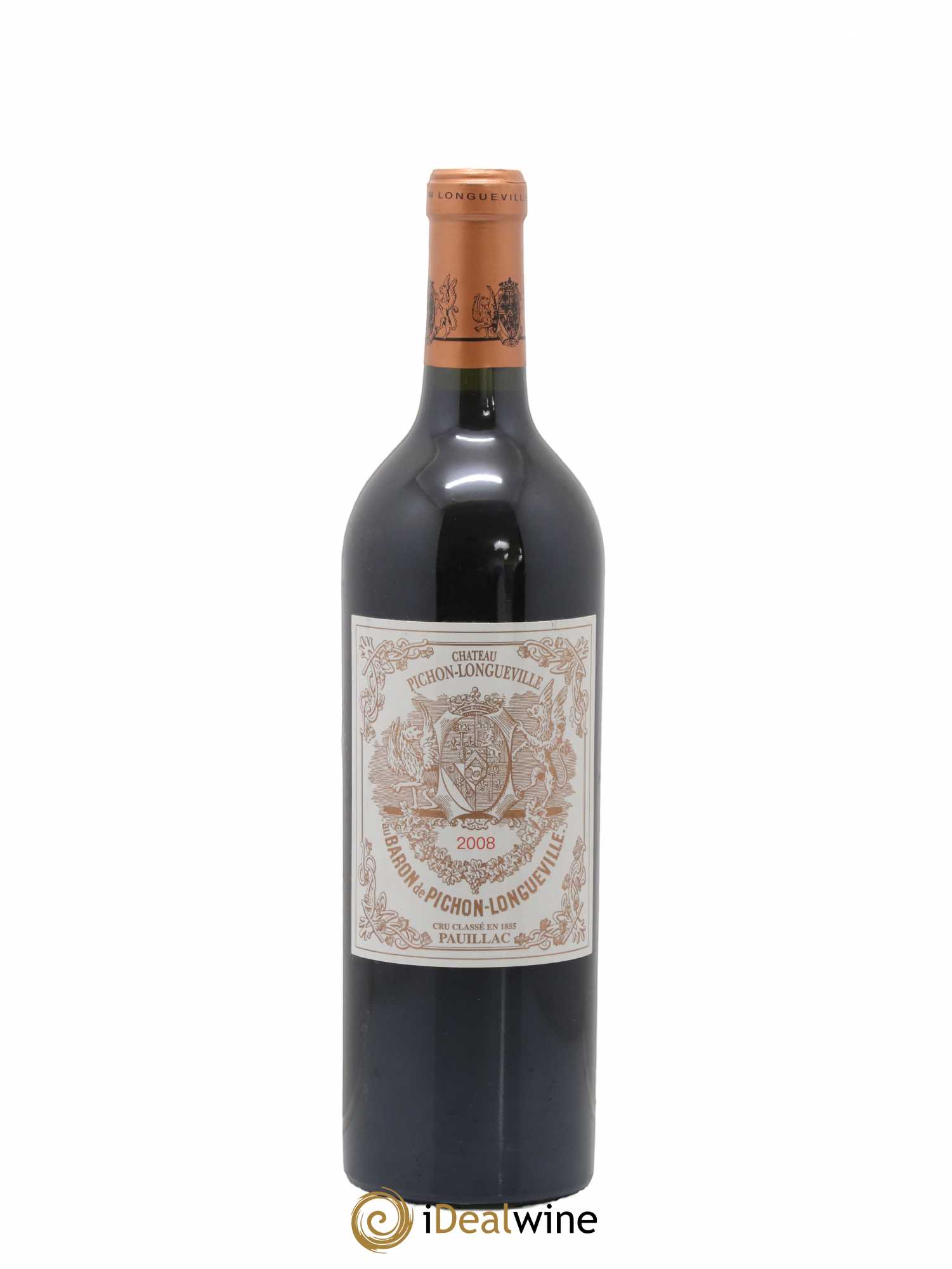 Pichon Longueville Baron 2ème Grand Cru Classé 2008 - Lot de 1 bouteille - 0