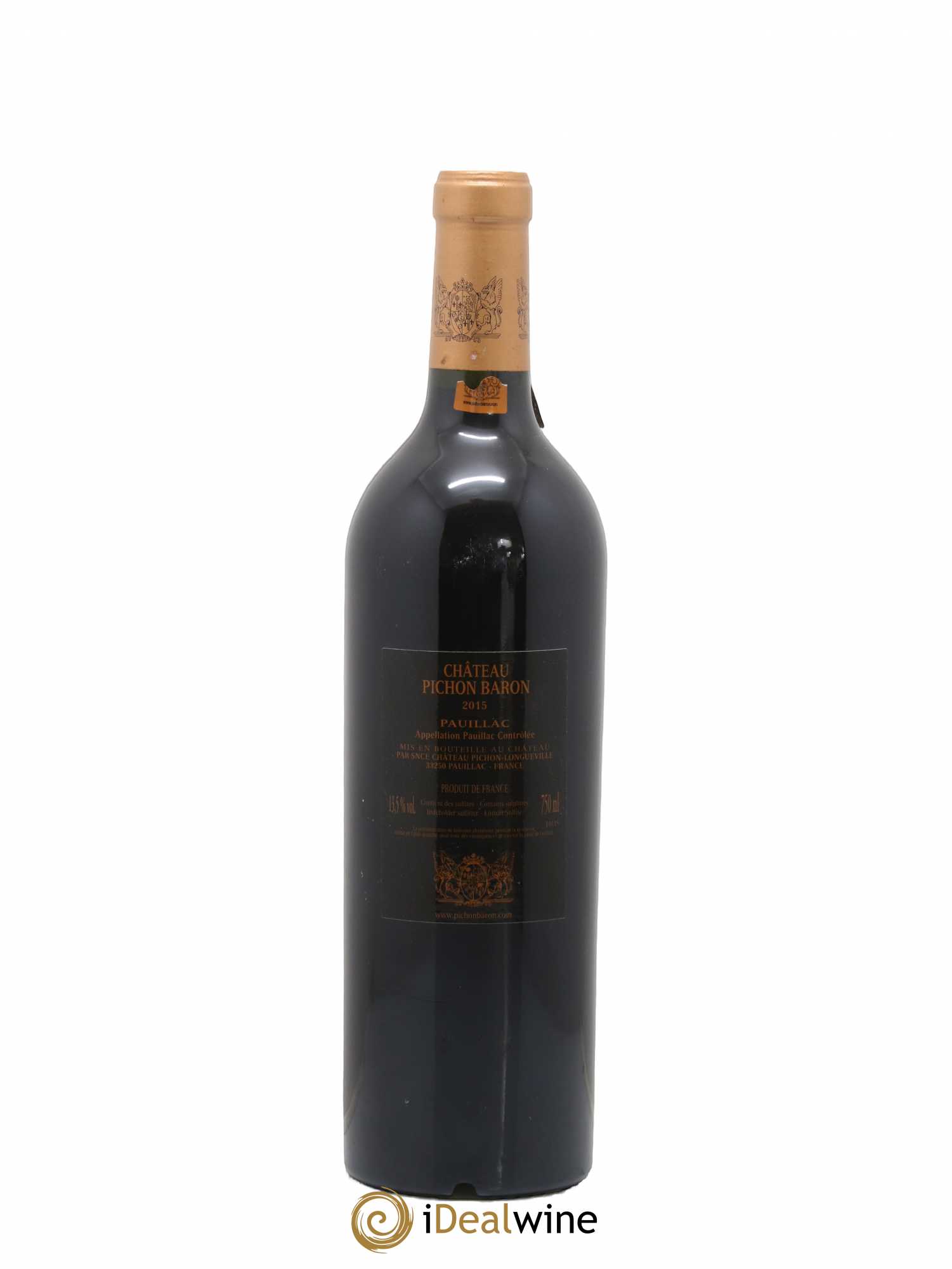Pichon Longueville Baron 2ème Grand Cru Classé 2015 - Lot de 1 bouteille - 1
