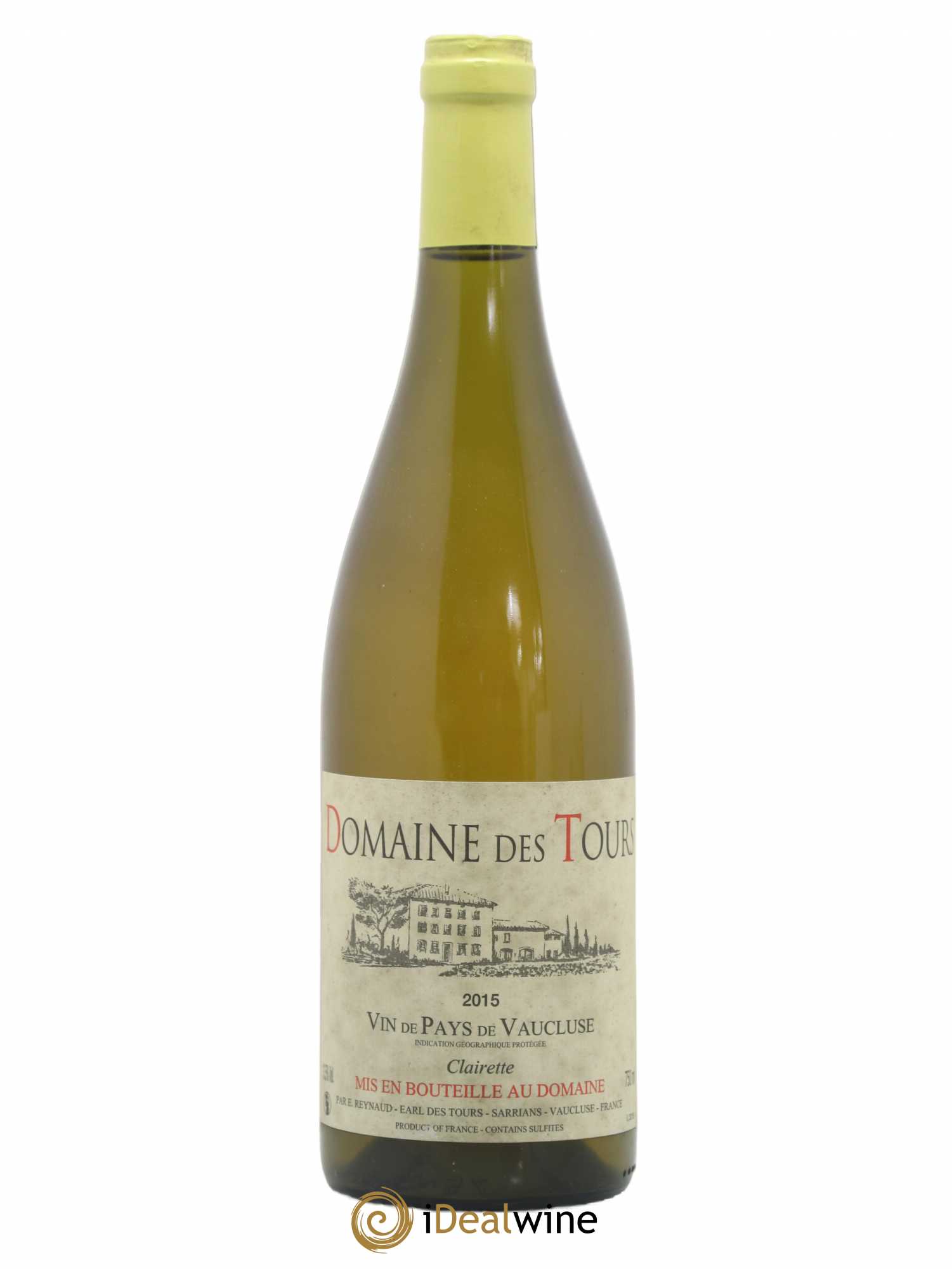 Vaucluse (Vin de Pays de Vaucluse) Domaine des Tours Emmanuel Reynaud clairette 2015 - Posten von 1 Flasche - 0