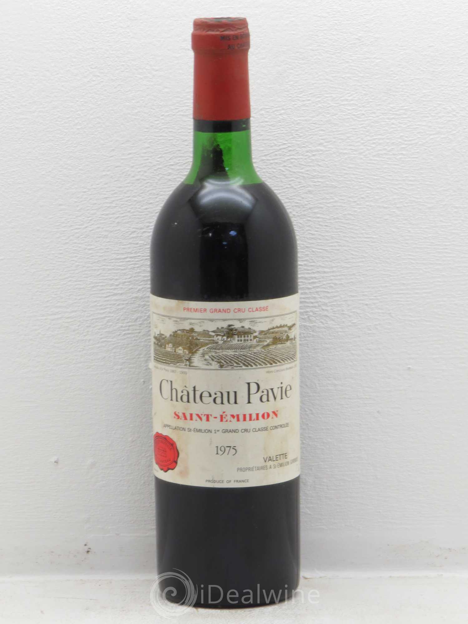 Château Pavie 1er Grand Cru Classé A 1975 - Lot de 1 bouteille - 0