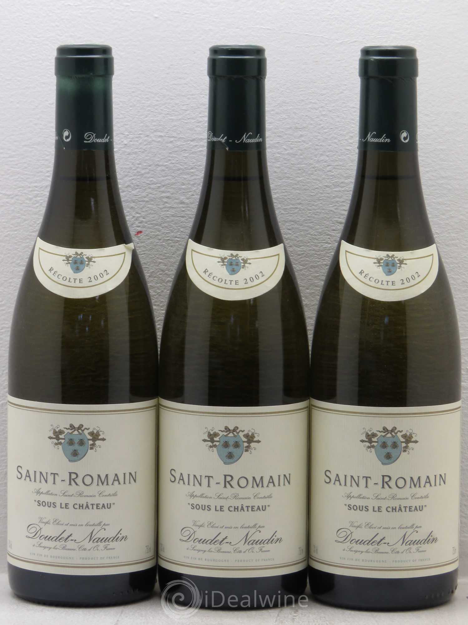 Saint-Romain Doudet Naudin Sous Le Château (sans prix de réserve) 2002 - Posten von 6 Flaschen - 1