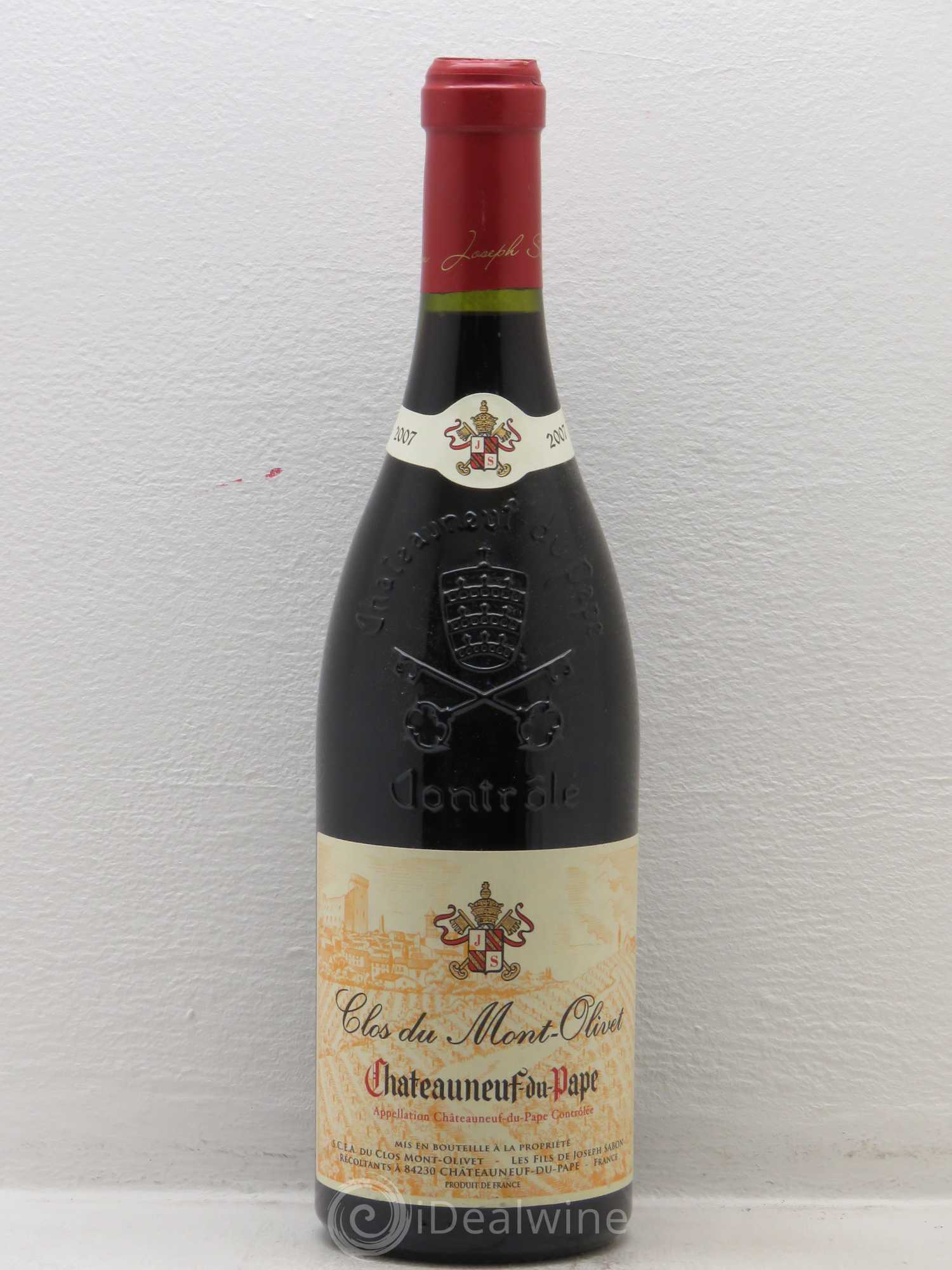 Châteauneuf-du-Pape Clos du Mont-Olivet 2007 - Lot de 1 bouteille - 0