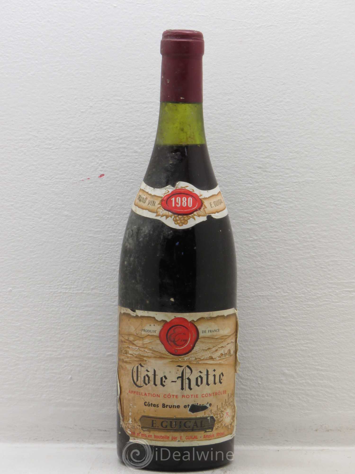 Côte-Rôtie Côtes Brune et Blonde Guigal 1980 - Lot de 1 bouteille - 0