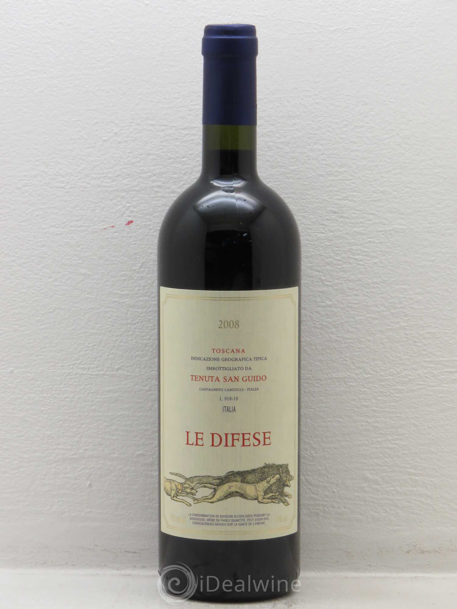 Toscana IGT Le Difese Tenuta San Guido 2008 - Lot de 1 bouteille - 0
