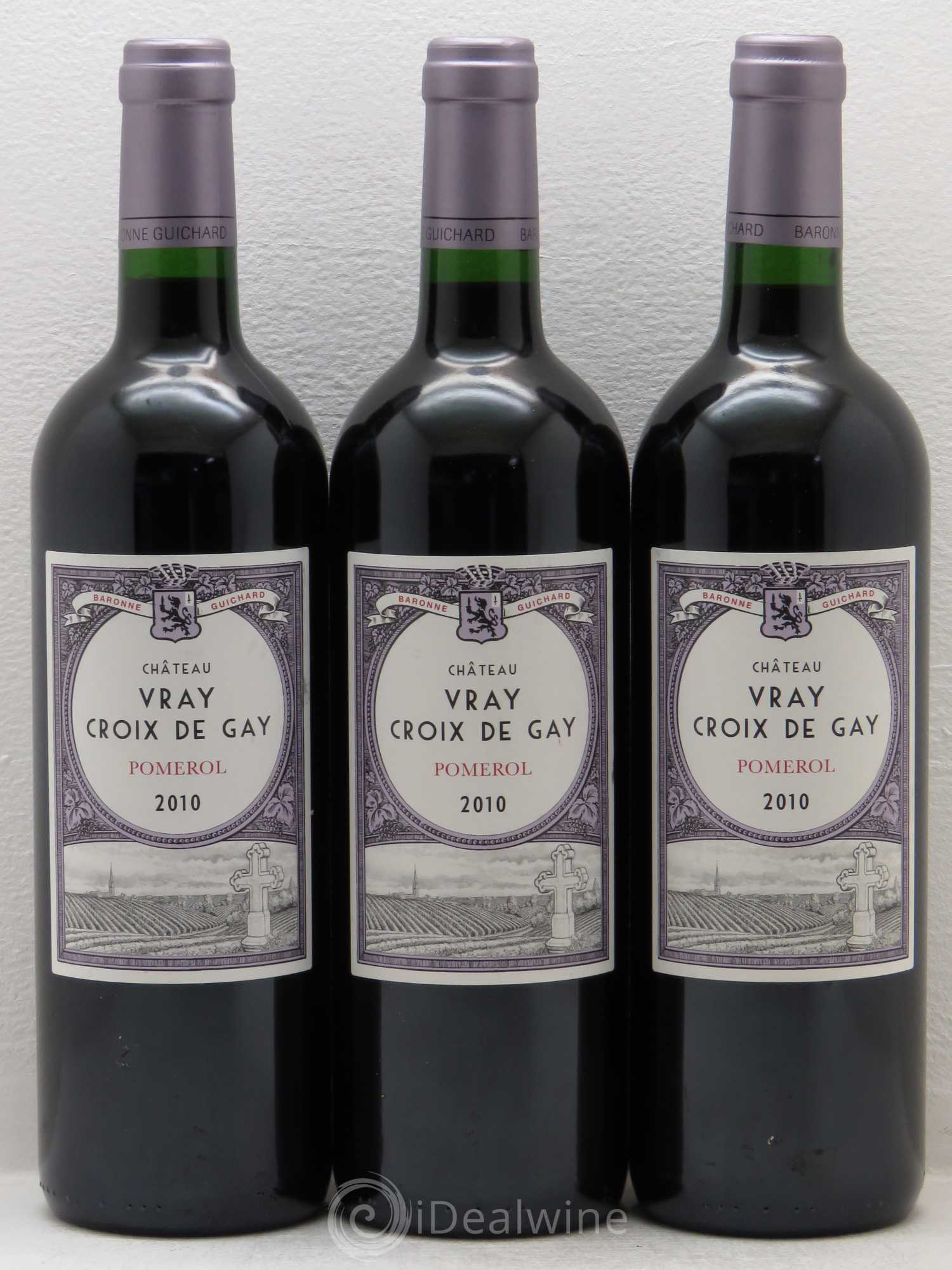 Château Vray Croix de Gay 2010 - Lot de 3 bouteilles - 0