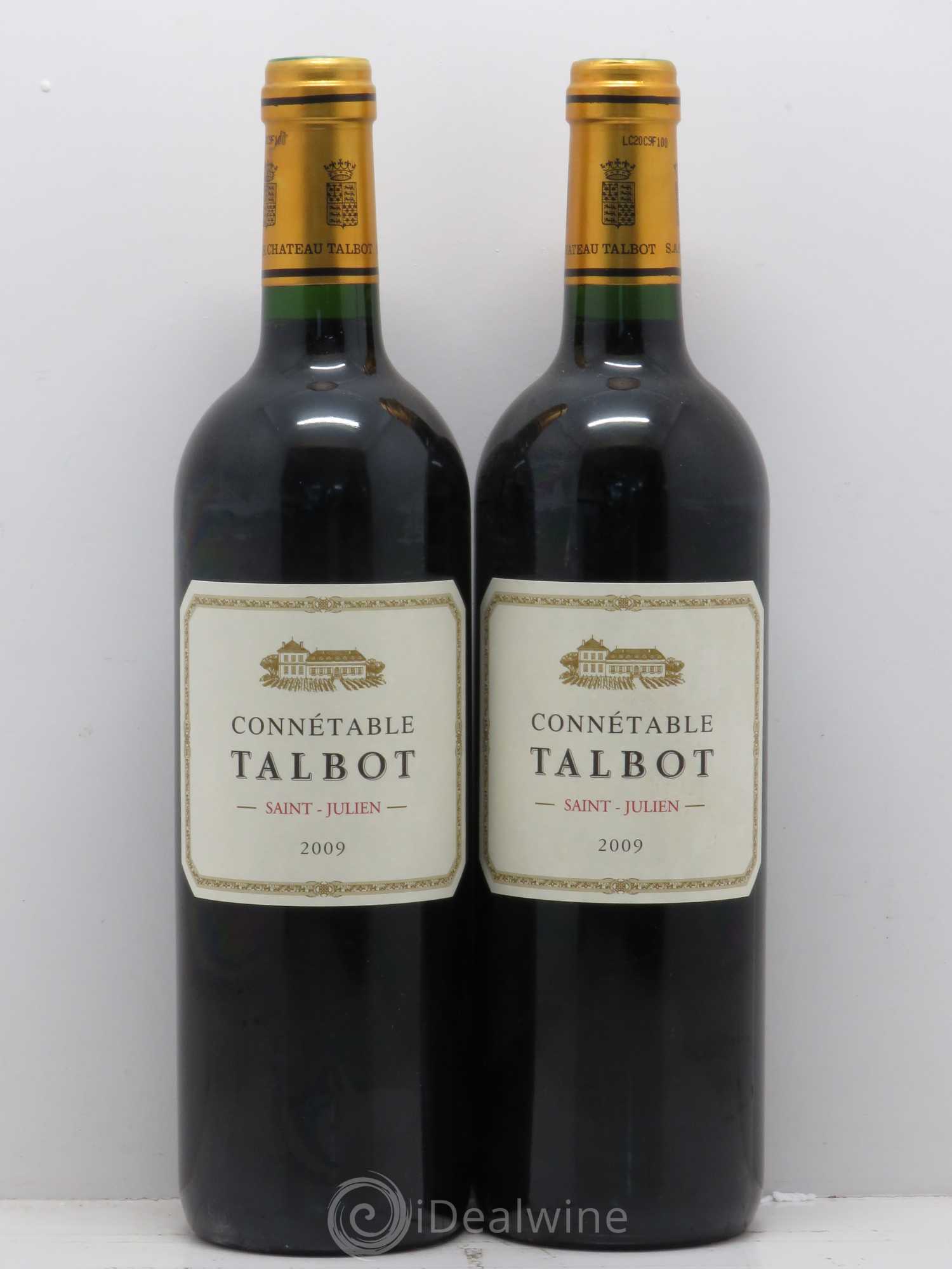 Connétable de Talbot Second Vin (sans prix de réserve) 2009 - Lot de 2 bouteilles - 0