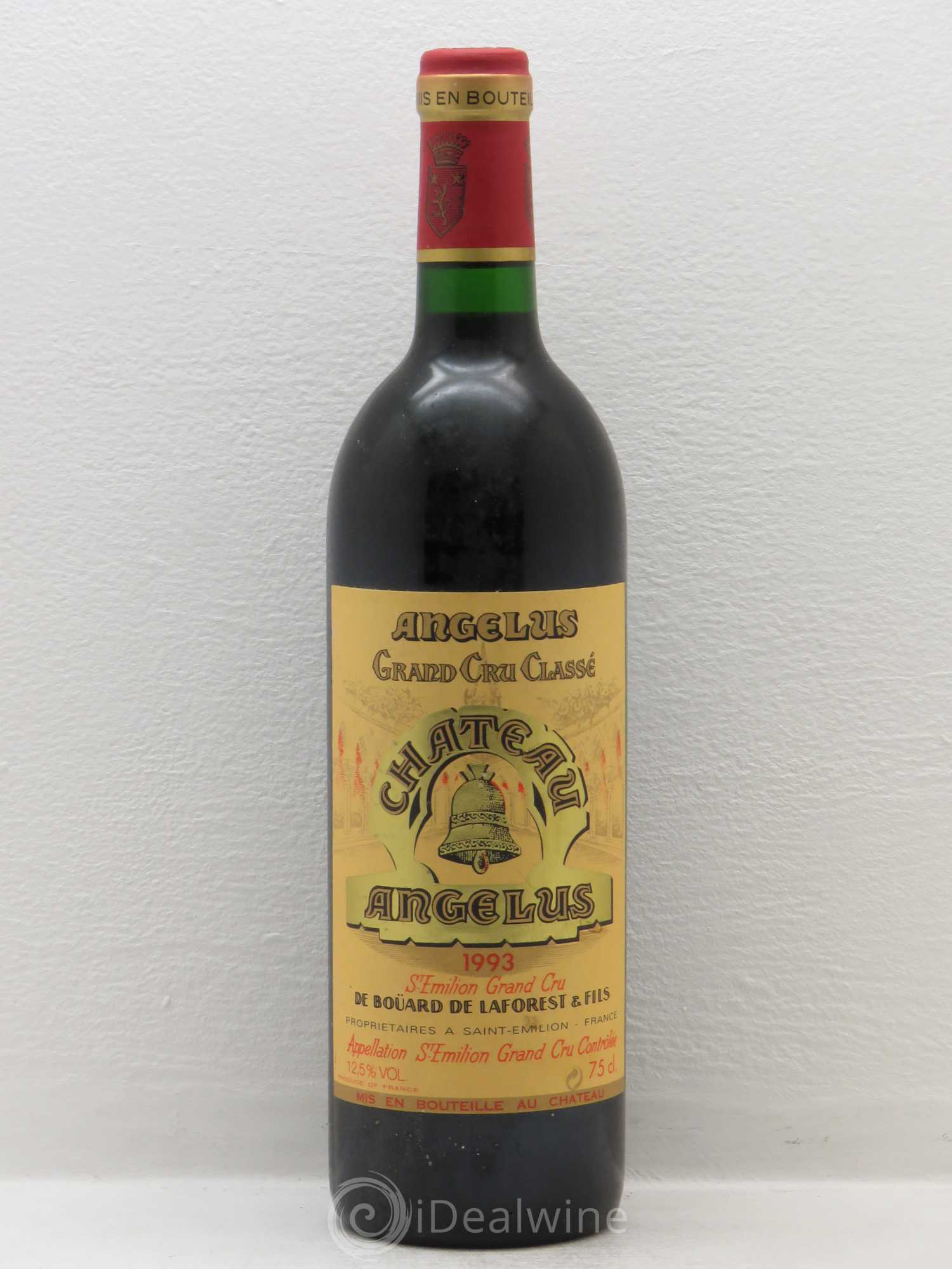 Château Angélus 1er Grand Cru Classé A 1993 - Lot de 1 bouteille - 0