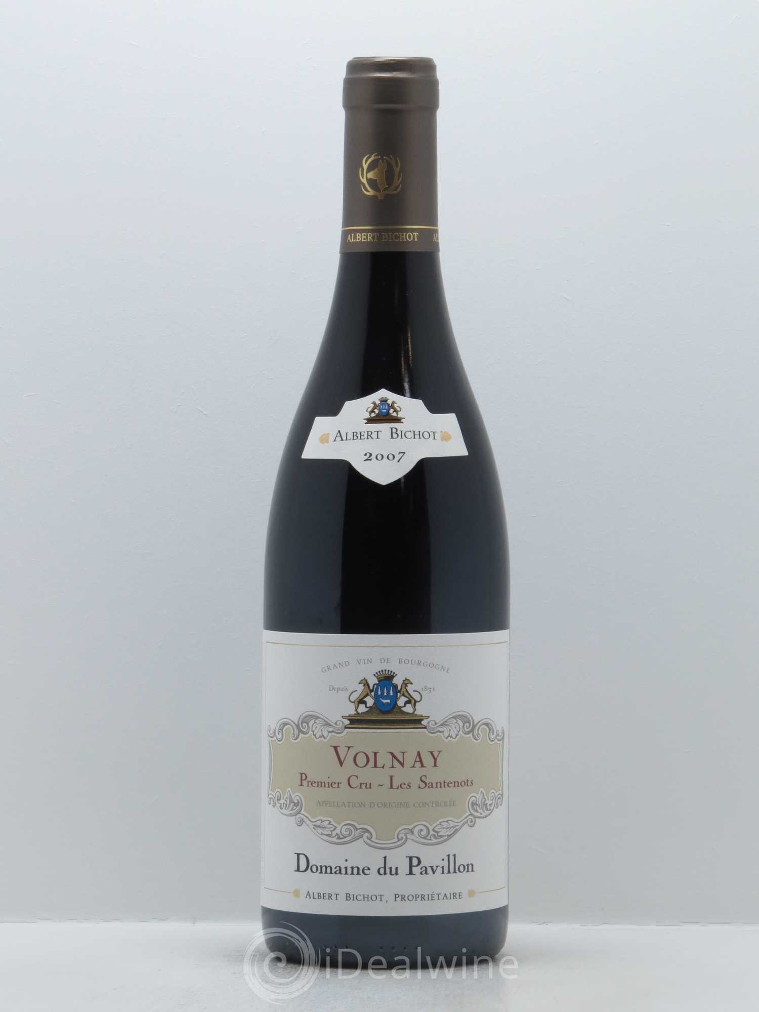 Volnay 1er Cru Les Santenots Domaine du Pavillon - Albert Bichot 2007 - Lot de 1 bouteille - 0