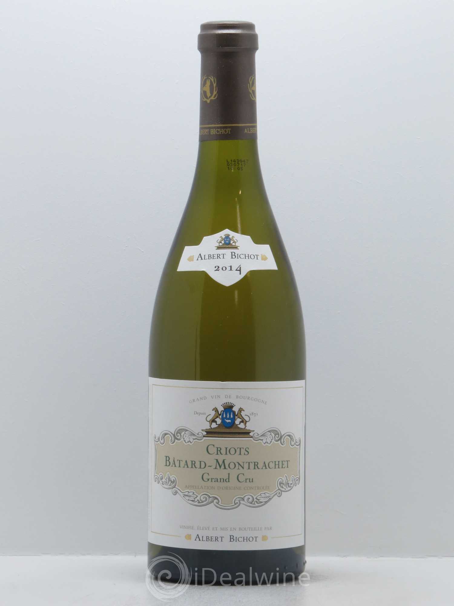 Criots-Bâtard-Montrachet Albert Bichot 2014 - Lot de 1 bouteille - 0