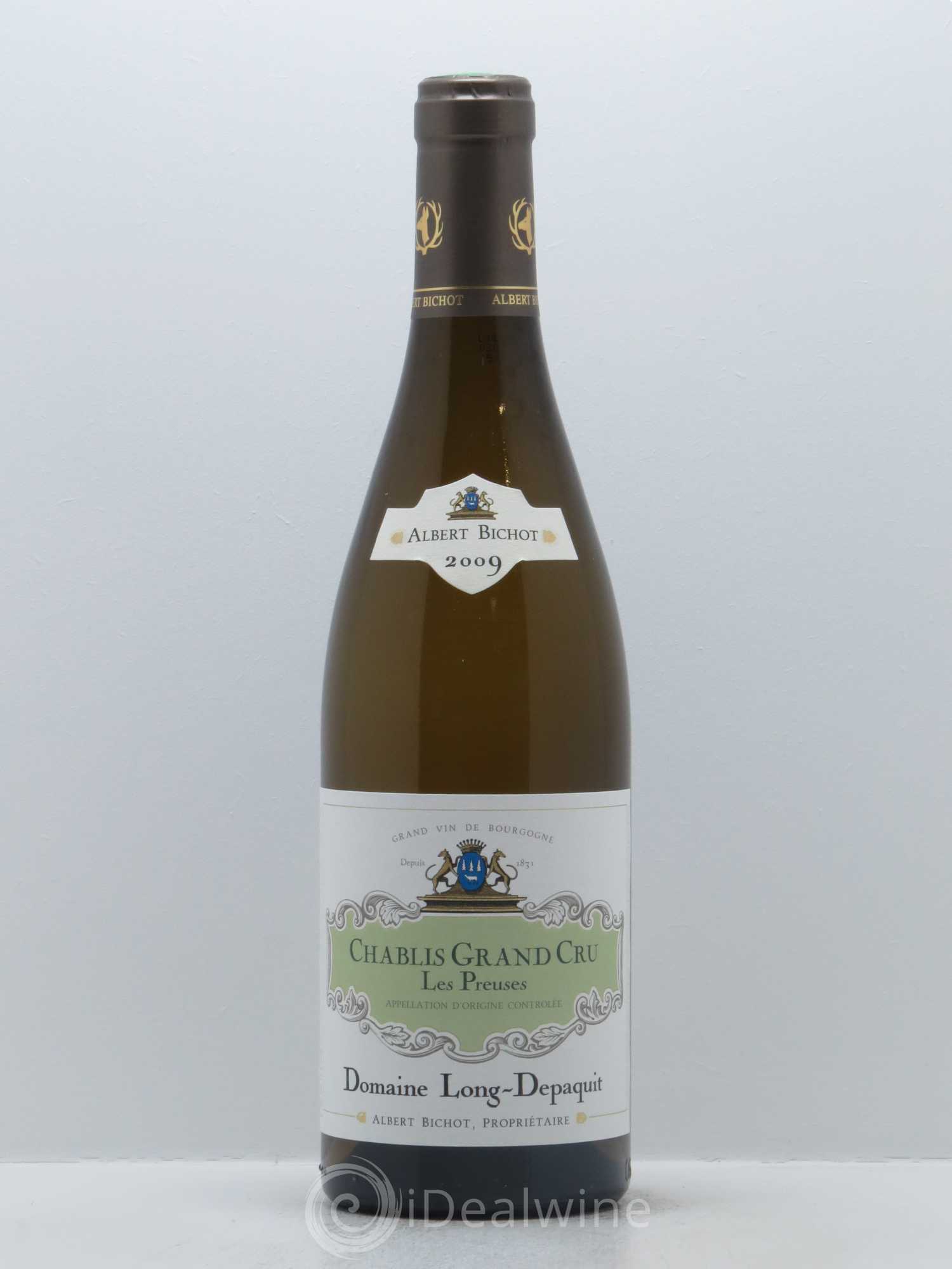 Chablis Grand Cru Les Preuses Long Depaquit - Albert Bichot (Domaine) 2009 - Lot de 1 bouteille - 0