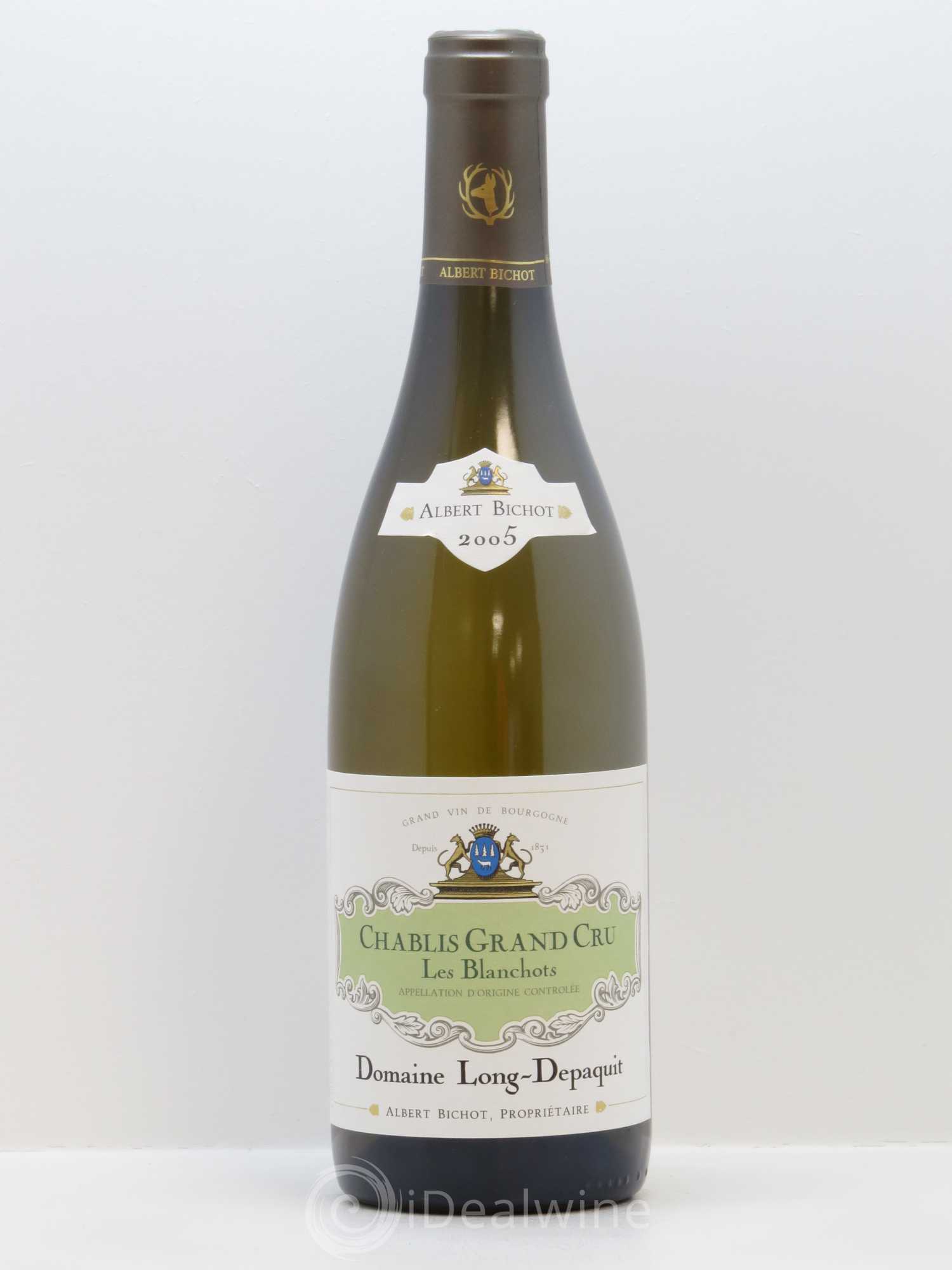 Chablis Grand Cru Les Blanchots Long Depaquit - Albert Bichot (Domaine) 2005 - Lot de 1 bouteille - 0