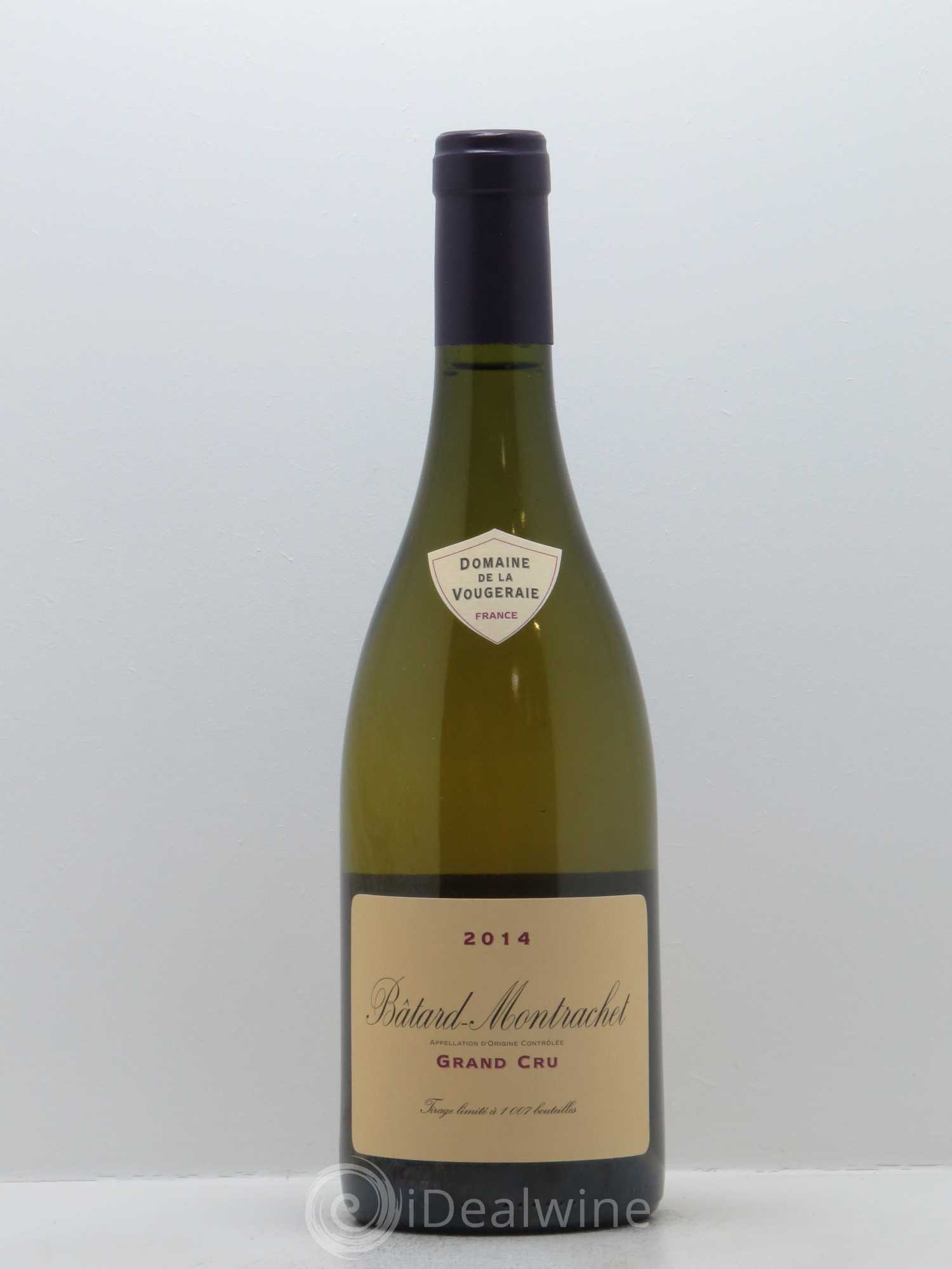 Bâtard-Montrachet Grand Cru La Vougeraie 2014 - Lot de 1 bouteille - 0