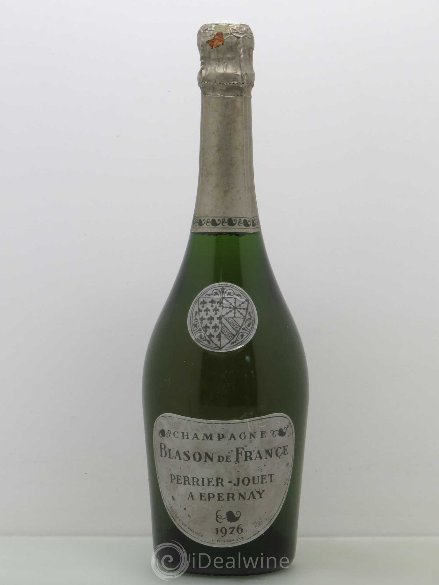 Blason de France Perrier-Jouët 1976 - Lot de 1 bouteille - 0