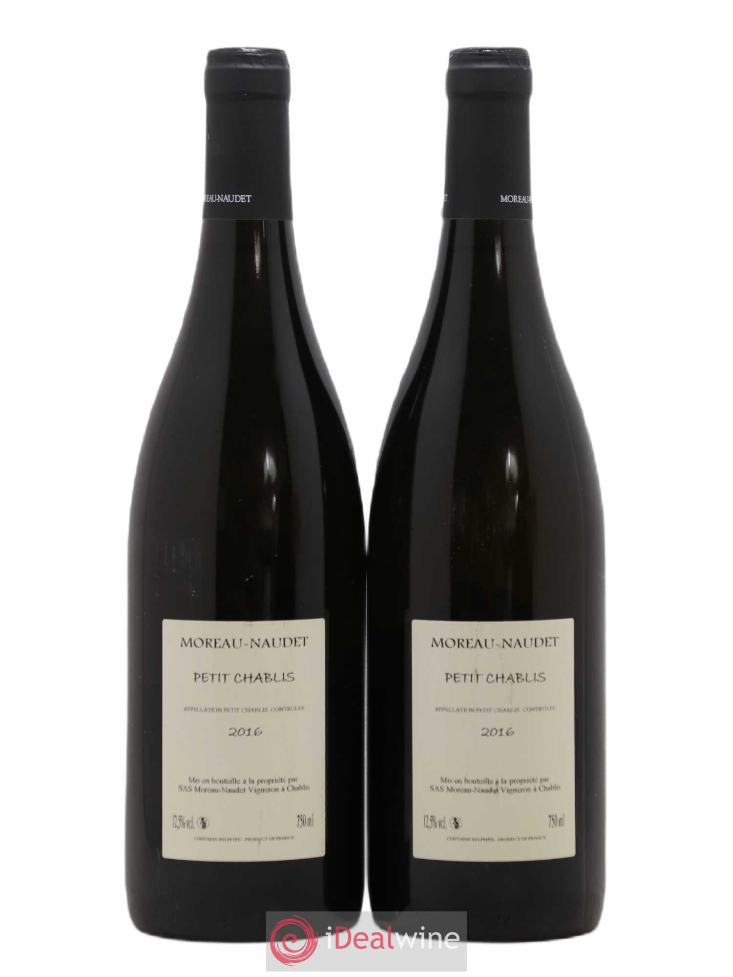 Petit Chablis Domaine Moreau Naudet 2016 - Lot de 2 bouteilles - 1