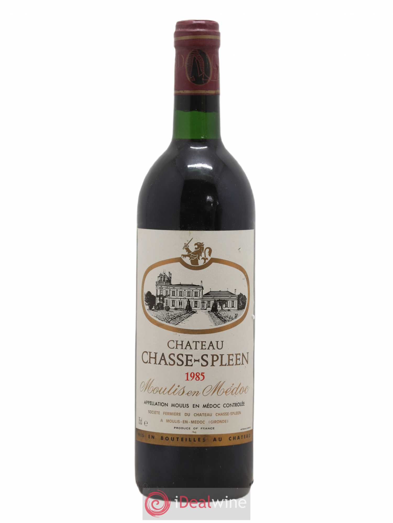 Château Chasse Spleen 1985 - Lot de 1 bouteille - 0