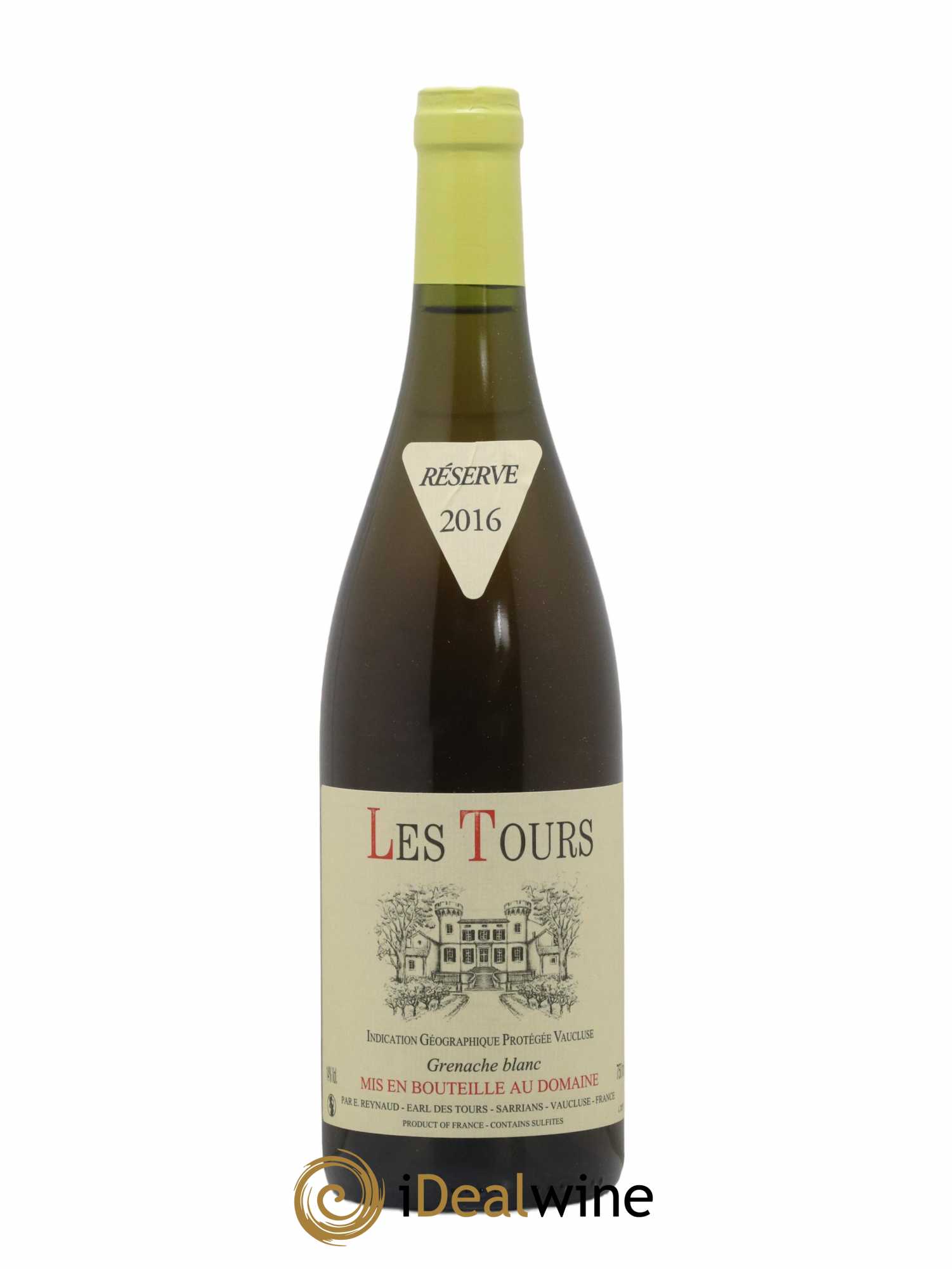 Vaucluse (Vin de Pays de Vaucluse) Les Tours Grenache Blanc Emmanuel Reynaud (sans prix de réserve) 2016 - Lot de 1 bouteille - 0