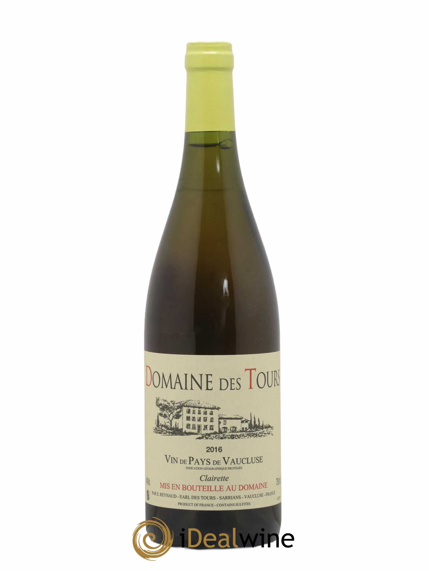 Vaucluse (Vin de Pays de Vaucluse) Domaine des Tours Emmanuel Reynaud Clairette (sans prix de réserve) 2016 - Posten von 1 Flasche - 0