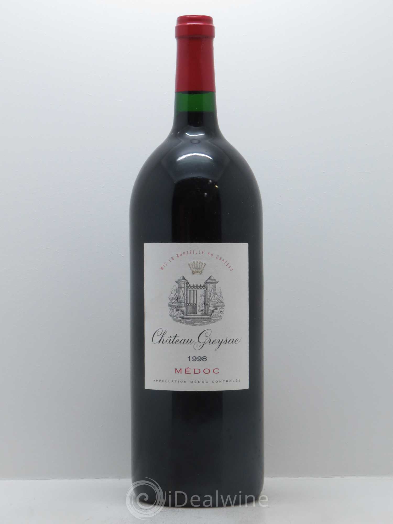 Château Greysac Cru Bourgeois 1998 - Lot de 1 magnum - 0