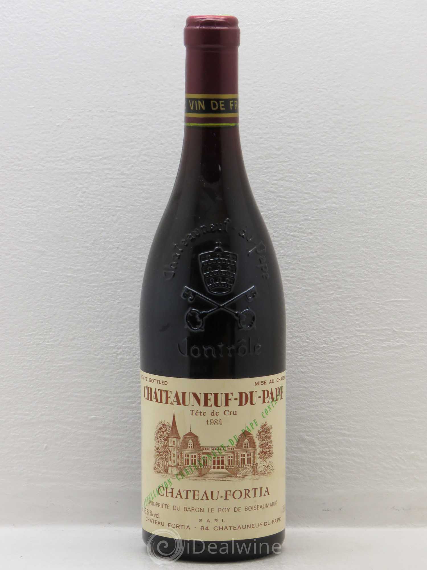 Châteauneuf-du-Pape Tete De Cru Fortia 1984 - Posten von 1 Flasche - 0