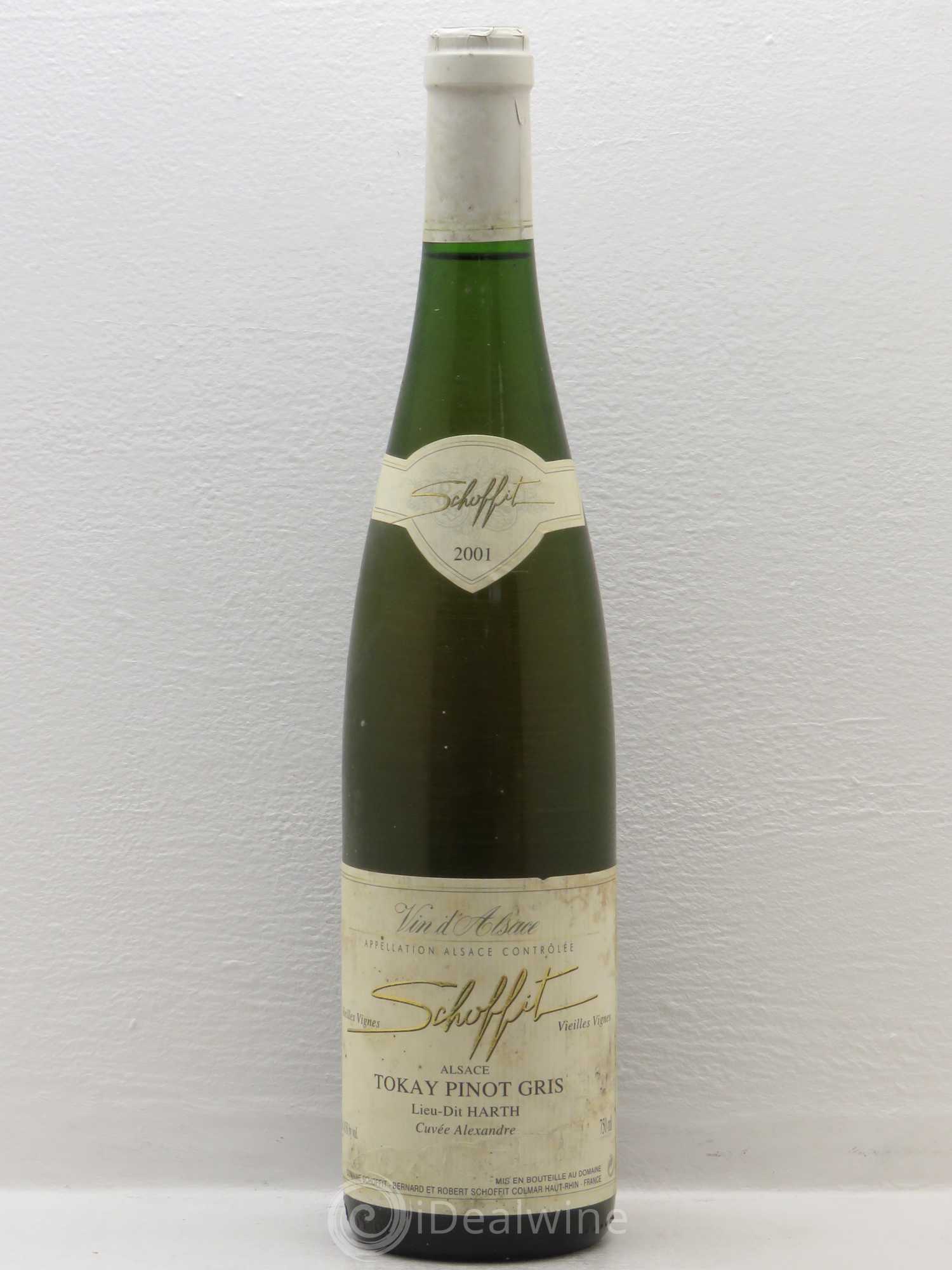 Pinot Gris Vieilles Vignes Schoffit Lieu Dit Harth Cuvee Alexandre (sans prix de réserve) 2001 - Posten von 1 Flasche - 0