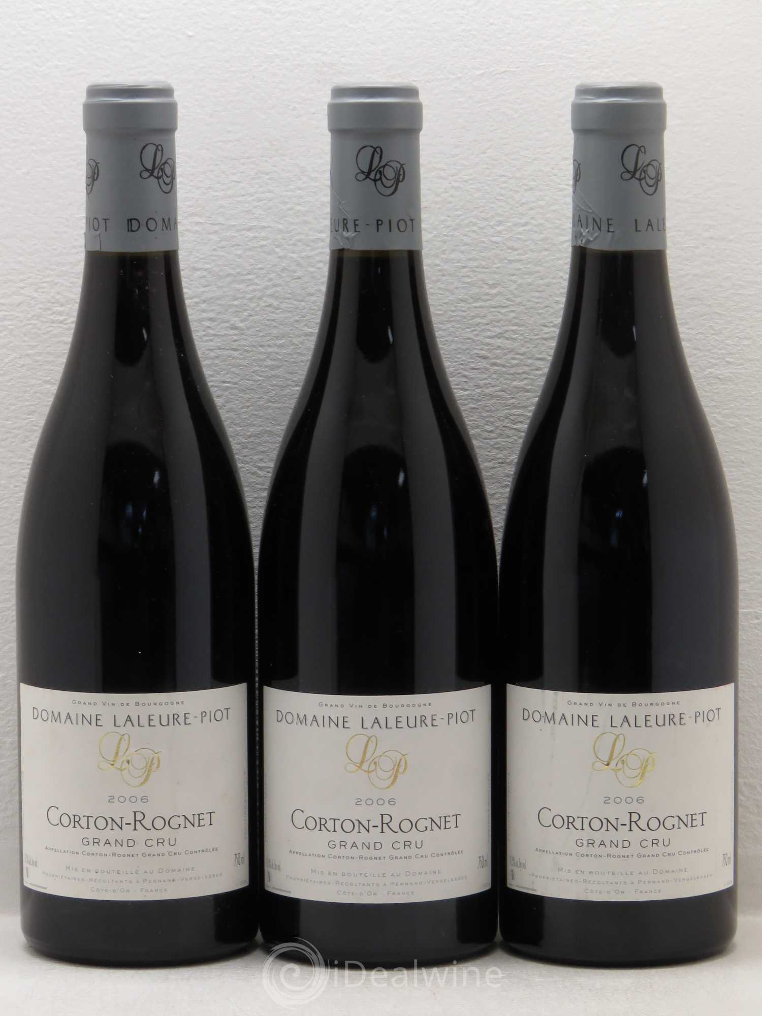 Corton Grand Cru Domaine Laleure Piot Le Rognet 2006 - Lot de 6 bouteilles - 2