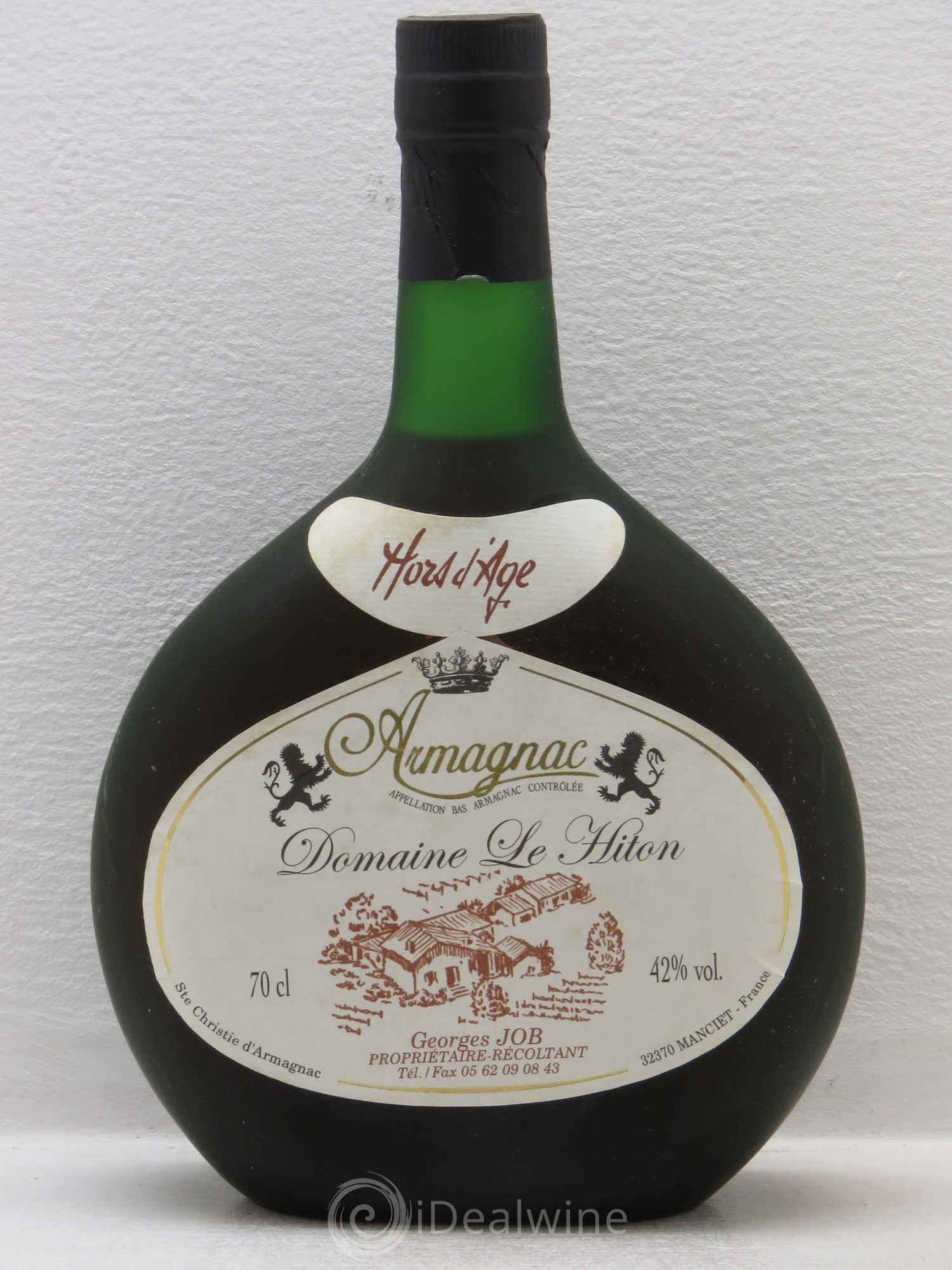 Armagnac Hors d'Age Domaine Le Hiton Georges Job - Posten von 1 Flasche - 0