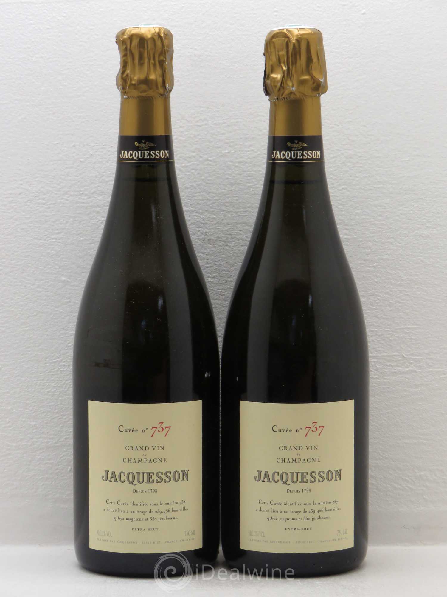 Cuvée 737 Jacquesson - Lot de 2 bouteilles - 0
