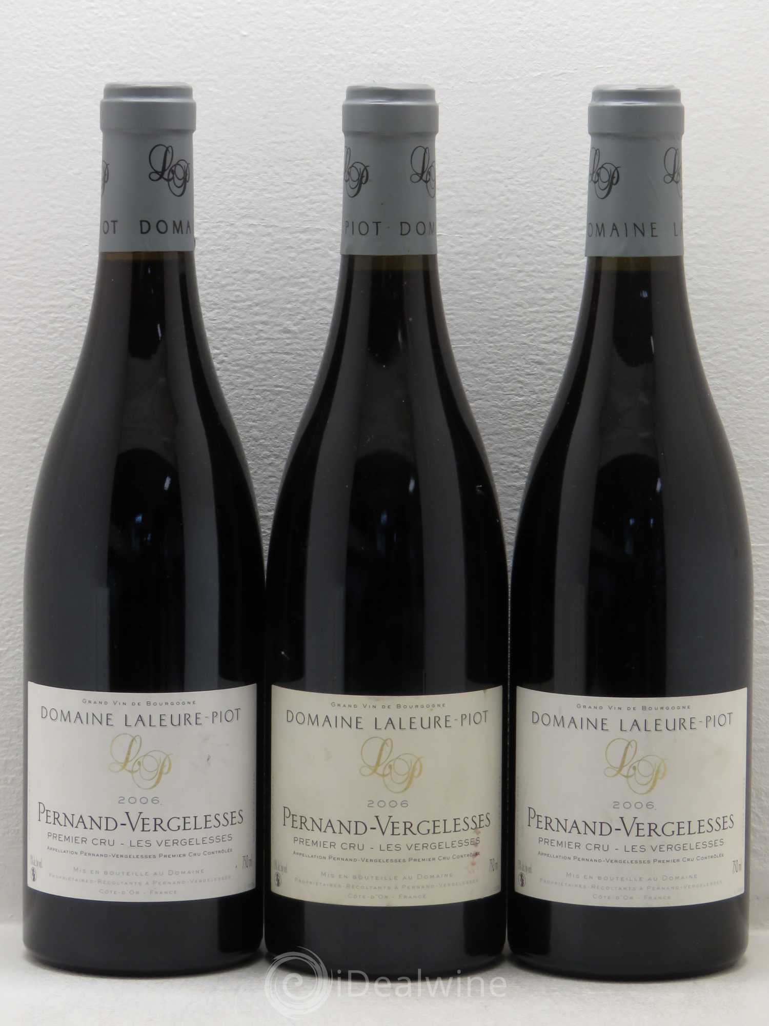 Pernand-Vergelesses 1er cru Les Vergelesses Domaine Laleure Piot 2006 - Posten von 3 Flaschen - 0