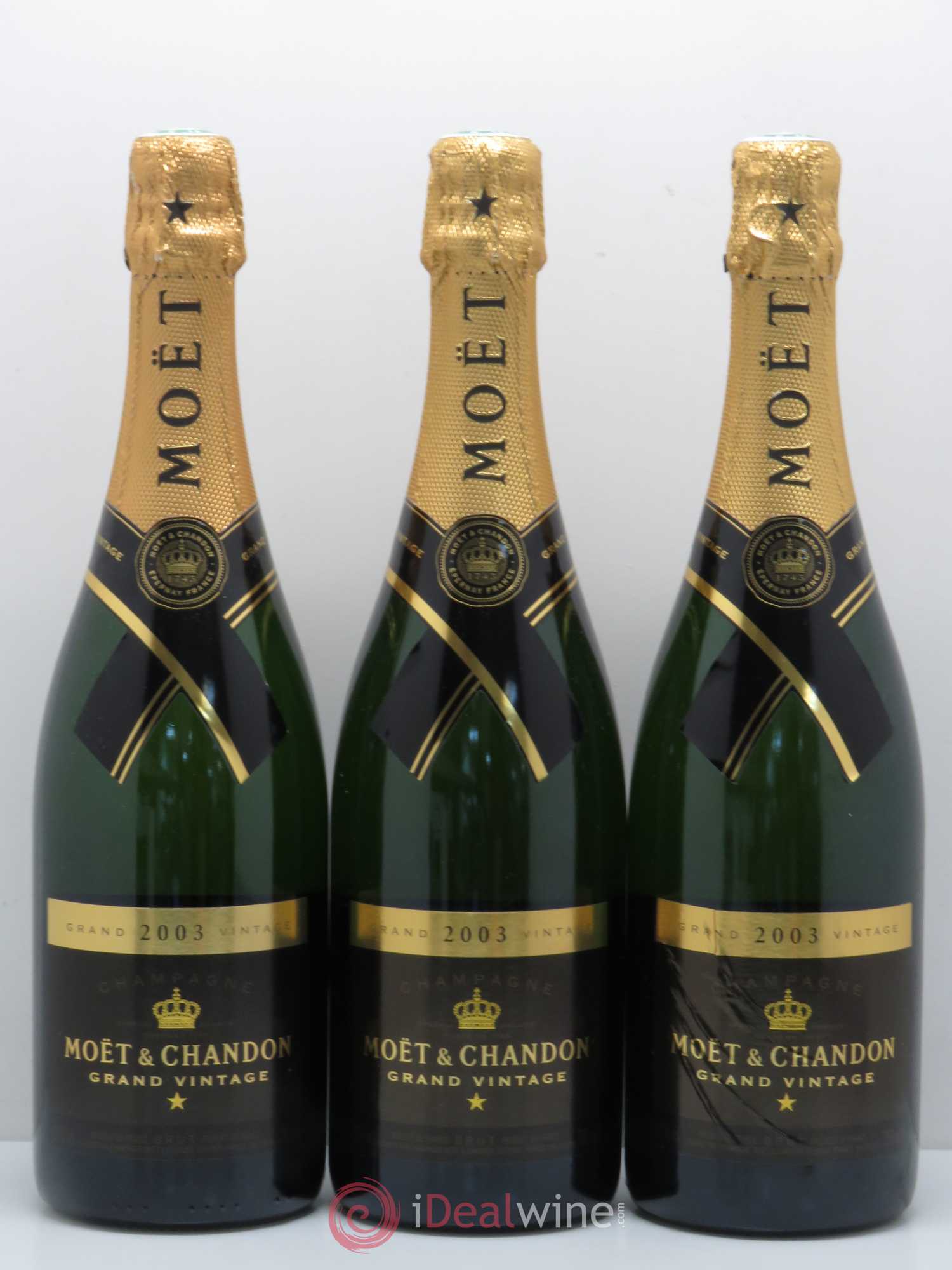 Grand Vintage Moët et Chandon 2003 - Lot de 3 bouteilles - 0