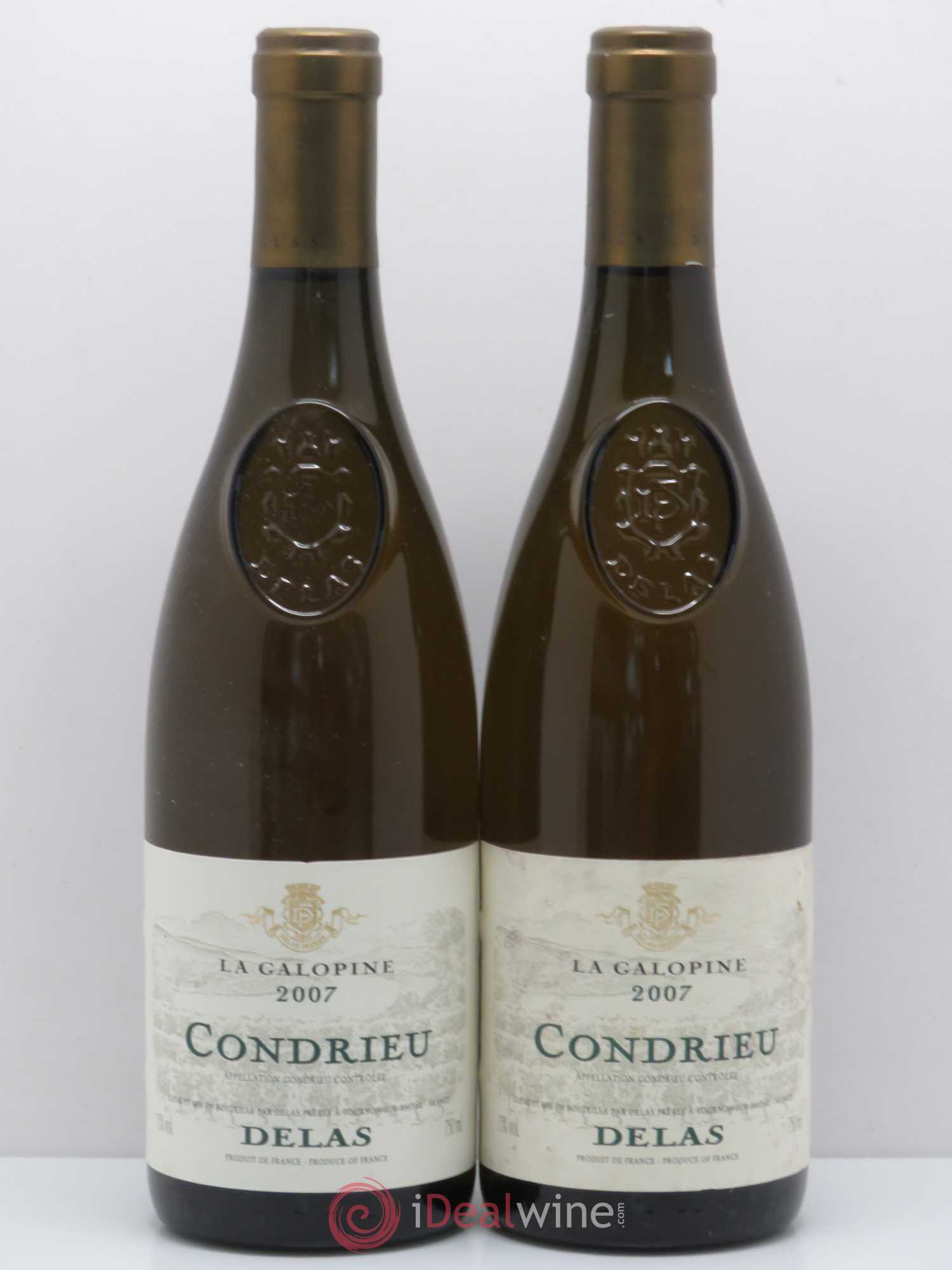 Condrieu La Galopine Delas Frères 2007 - Lot de 2 bouteilles - 0