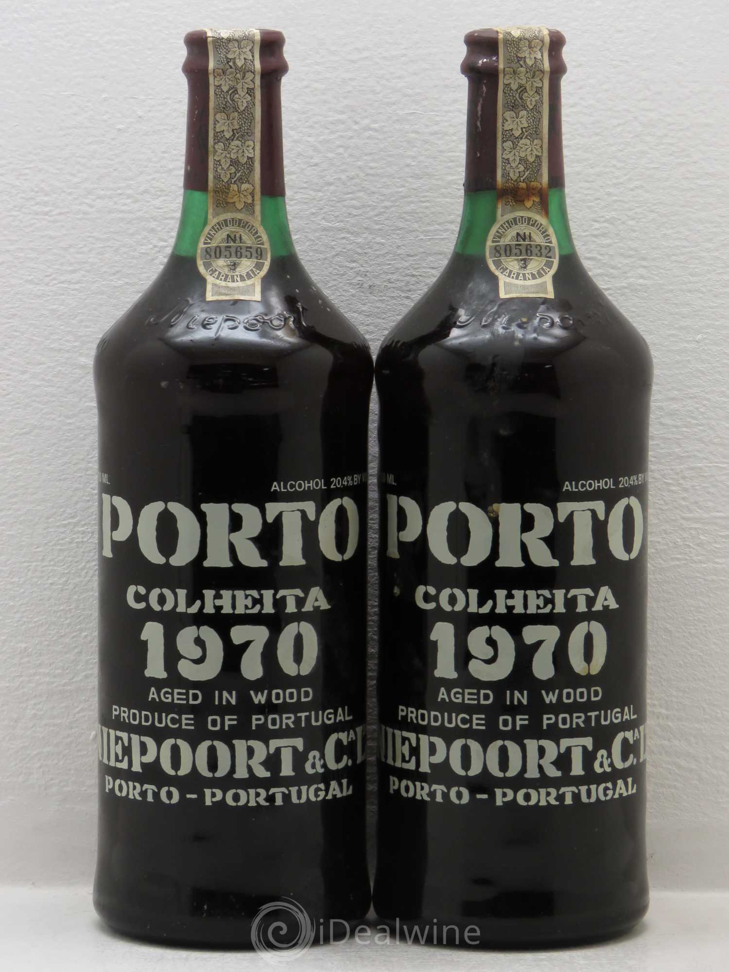 Porto Niepoort Colheita 1970 - Posten von 2 Flaschen - 0