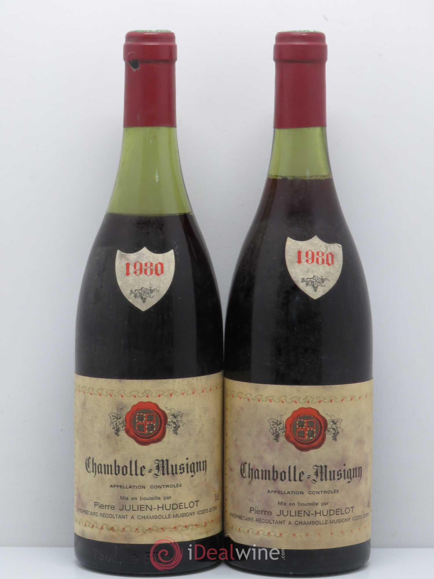 Chambolle-Musigny Domaine Pierre Julien Hudelot 1980 - Posten von 2 Flaschen - 0