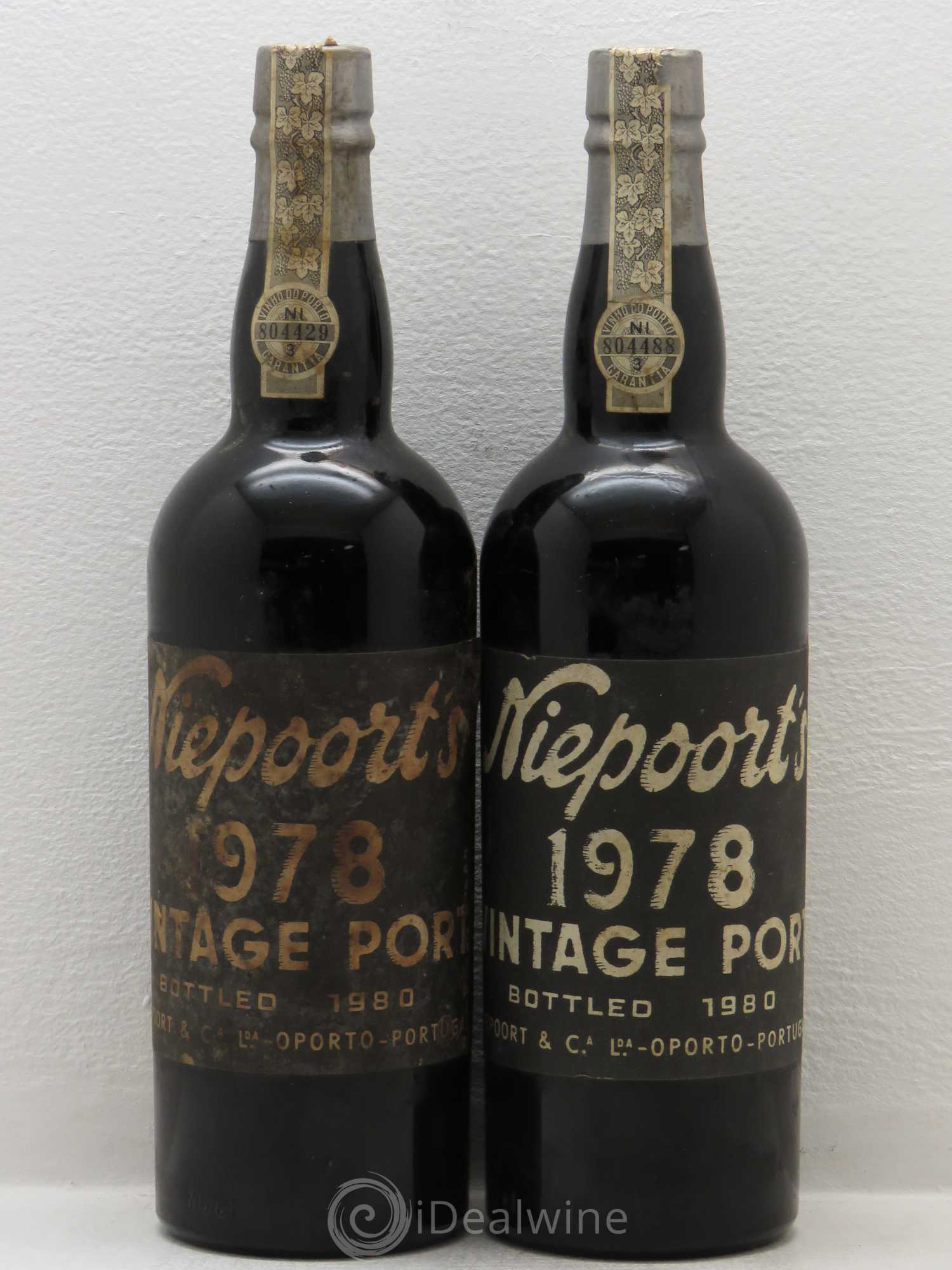 Porto Niepoort Vintage 1978 - Posten von 2 Flaschen - 0