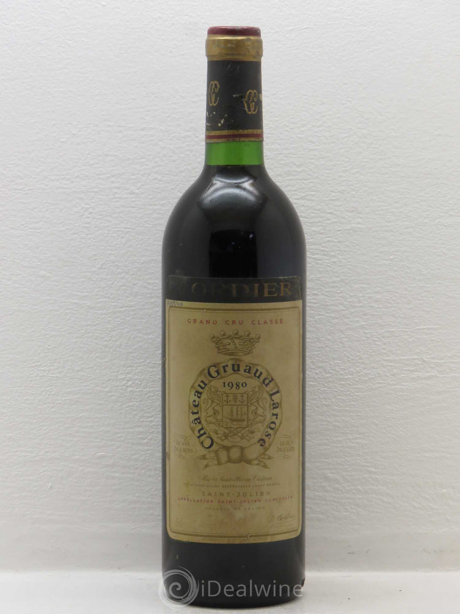 Château Gruaud Larose 2ème Grand Cru Classé 1980 - Lot de 1 bouteille - 0