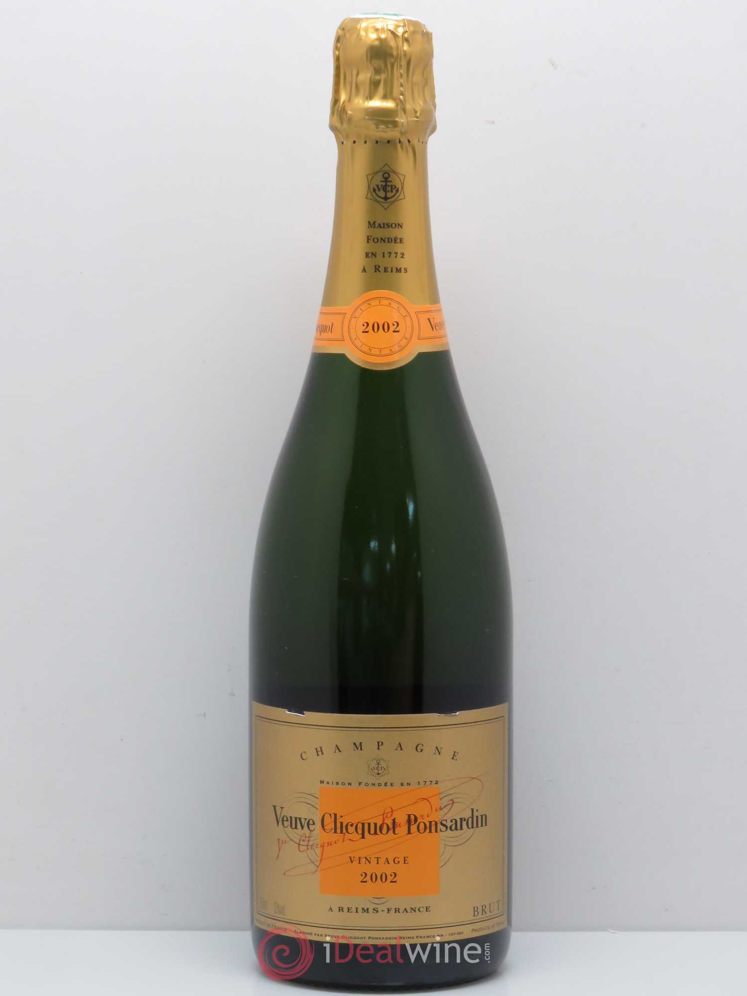 Vintage Veuve Clicquot 2002 - Lot de 1 bouteille - 0