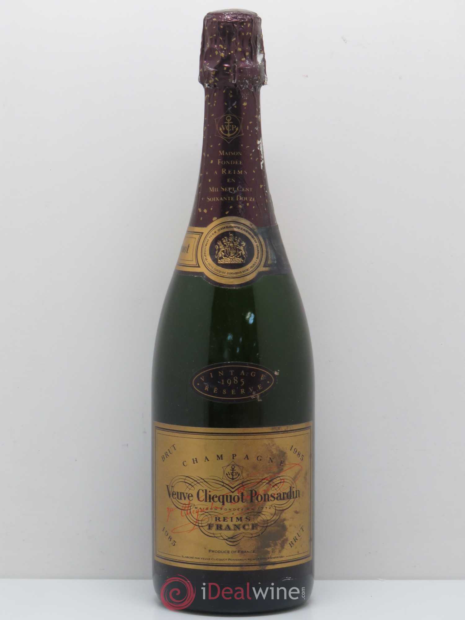Vintage Veuve Clicquot 1985 - Lot de 1 bouteille - 0