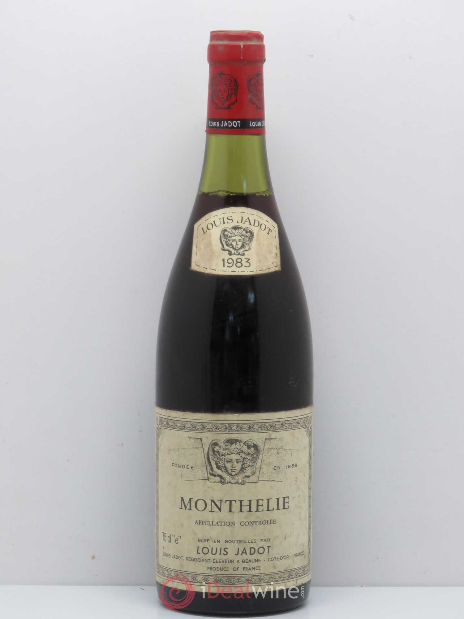 Monthélie Louis Jadot 1983 - Lot de 1 bouteille - 0