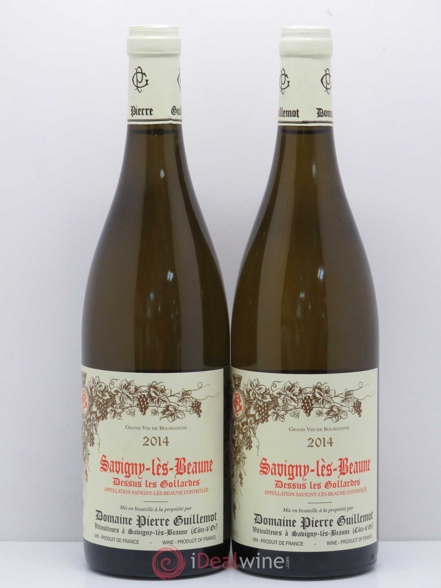 Savigny-lès-Beaune Dessus Les Gollardes Pierre Guillemot 2014 - Posten von 2 Flaschen - 0