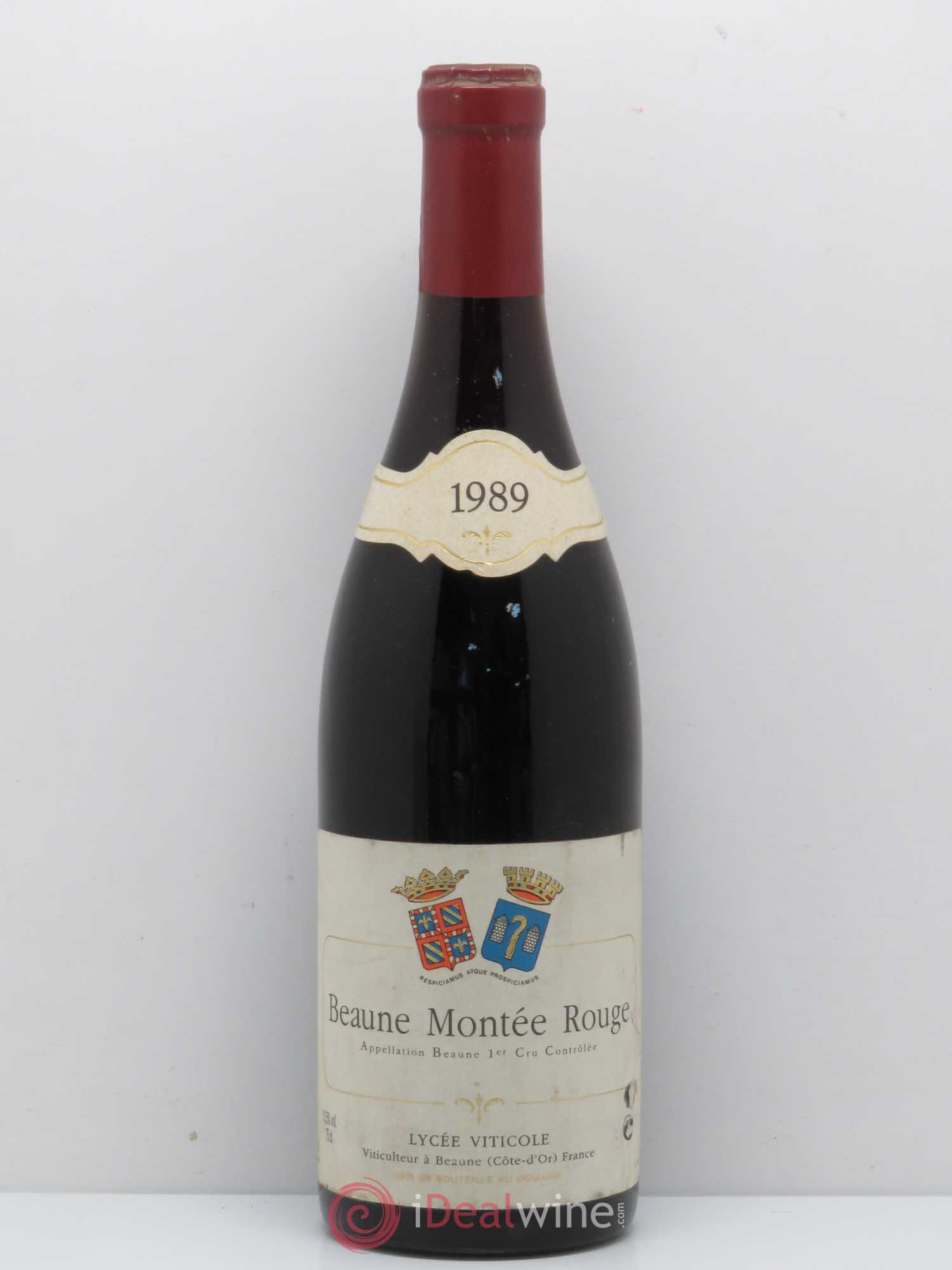 Beaune 1er Cru Montée Rouge Lycée Viticole 1989 - Lot de 1 bouteille - 0