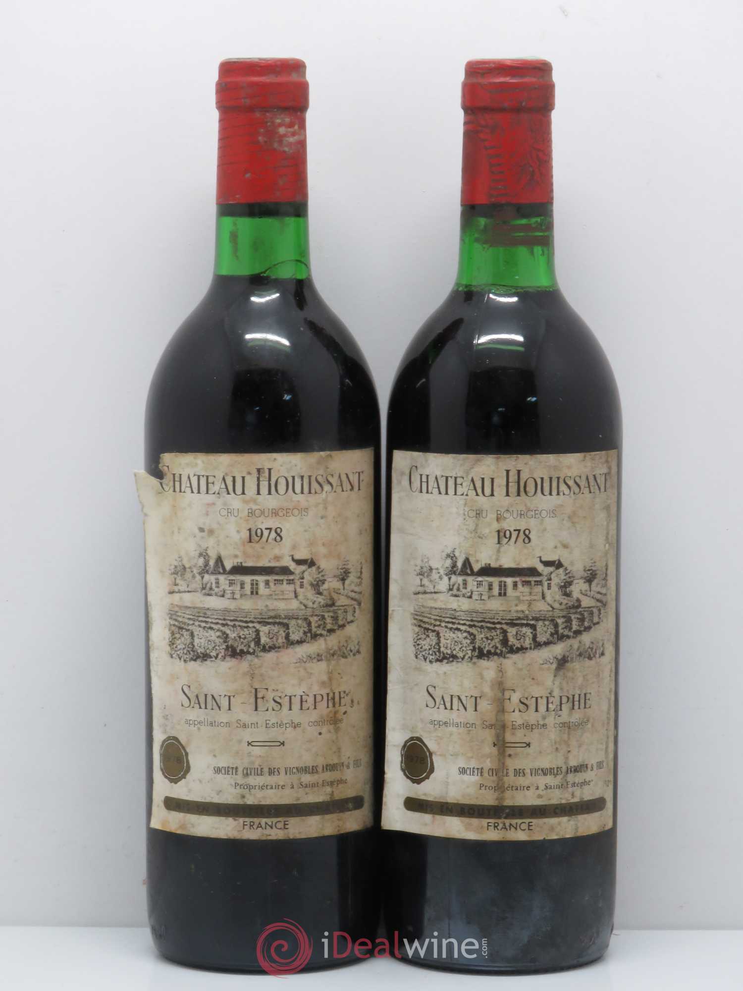 Château Houissant 1978 - Lot de 2 bouteilles - 0