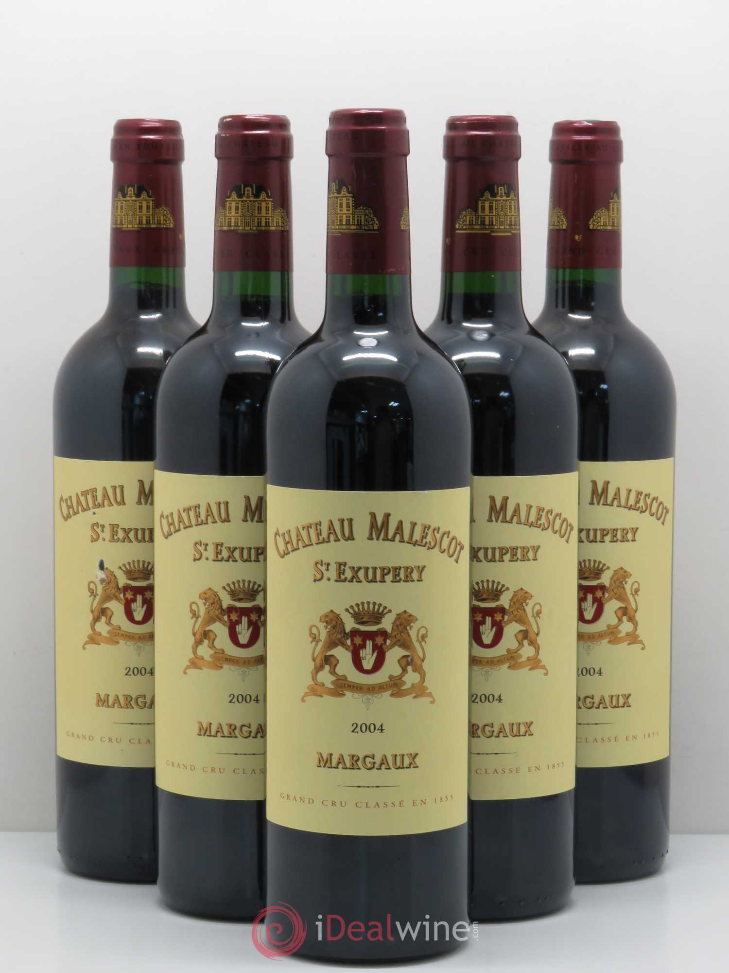 Château Malescot Saint-Exupéry 3ème Grand Cru Classé 2004 - Lot de 5 bouteilles - 0
