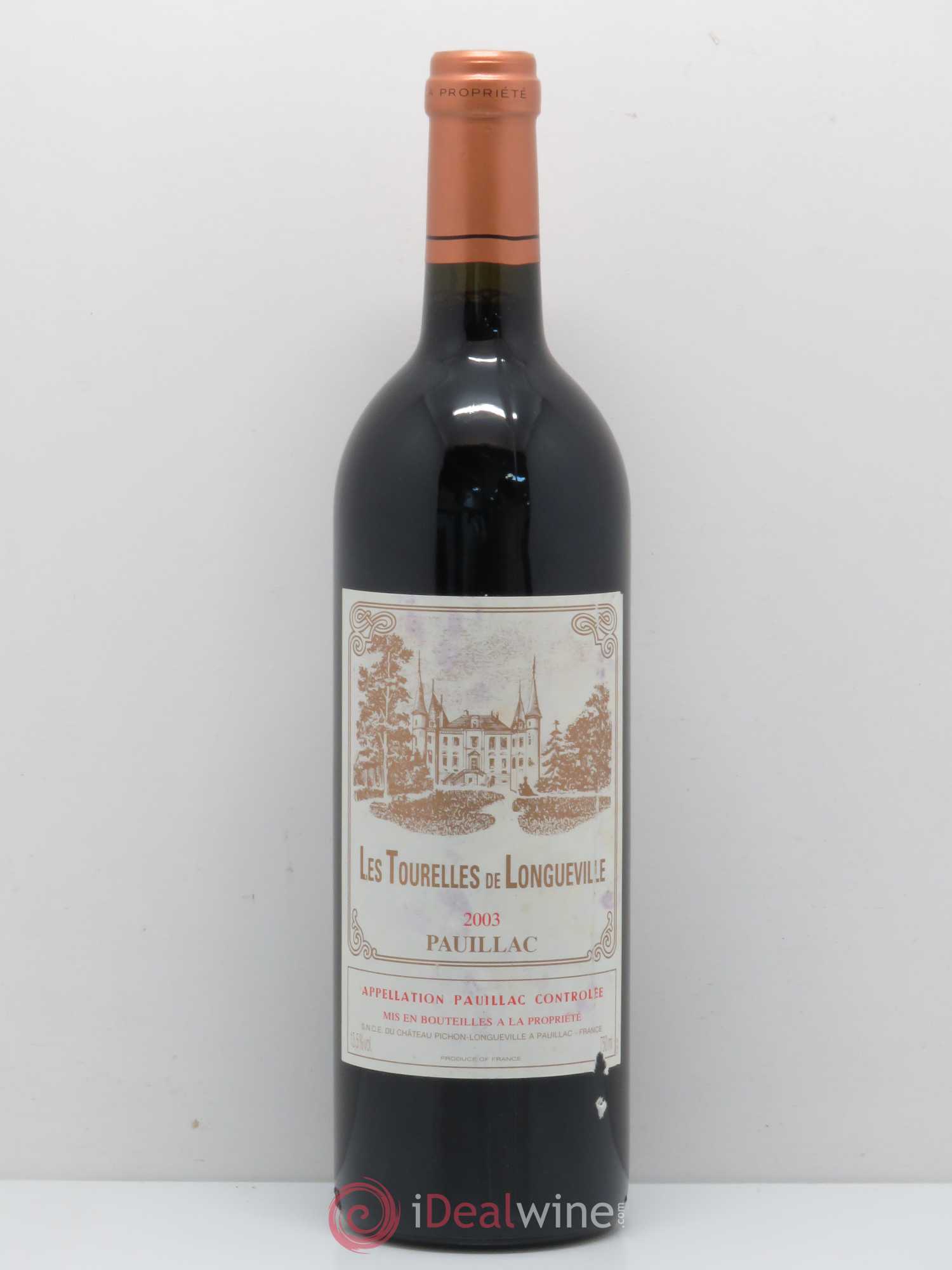 Les Tourelles de Longueville Second Vin 2003 - Lot de 1 bouteille - 0