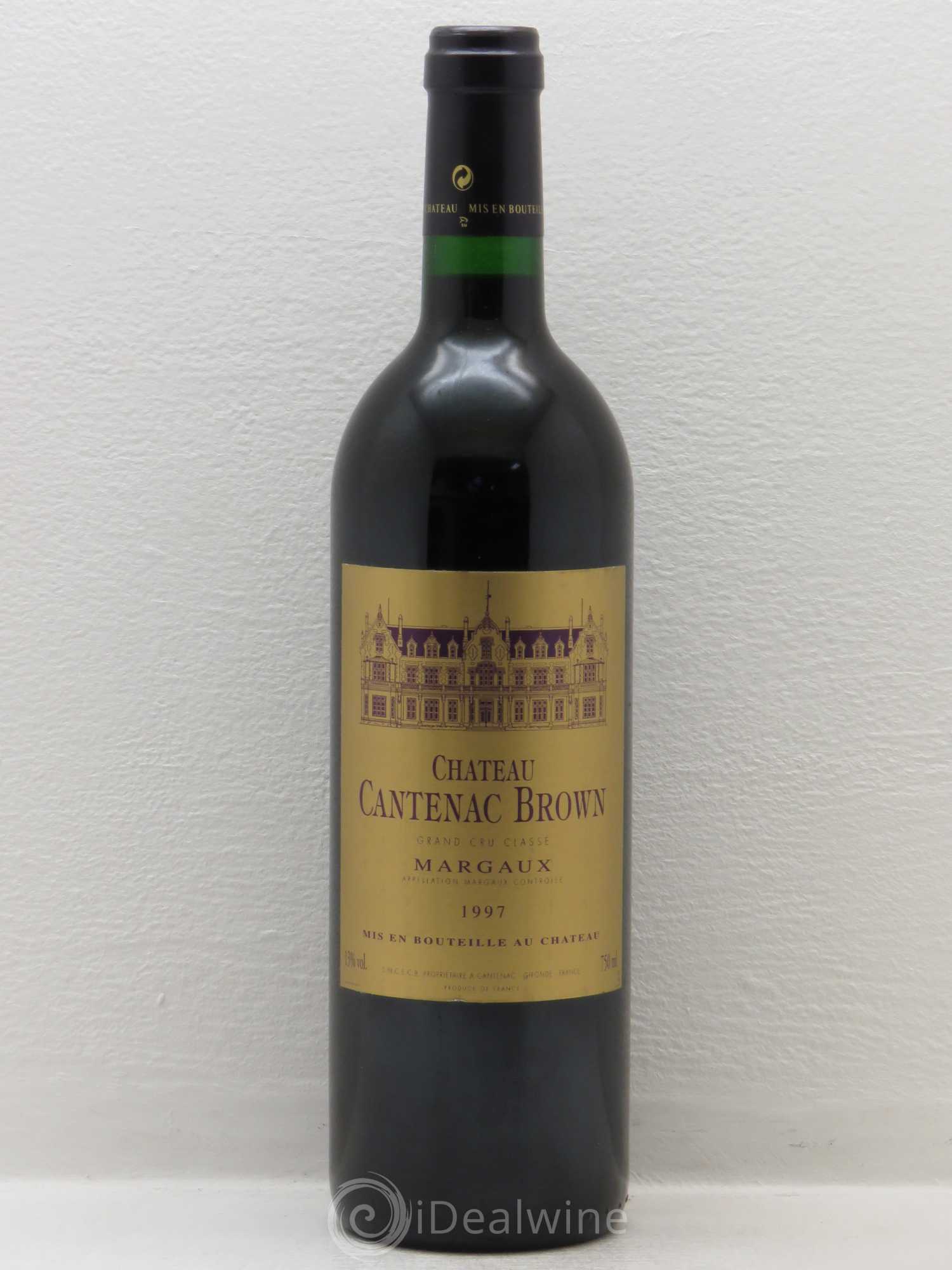 Château Cantenac Brown 3ème Grand Cru Classé 1997 - Lot de 1 bouteille - 0