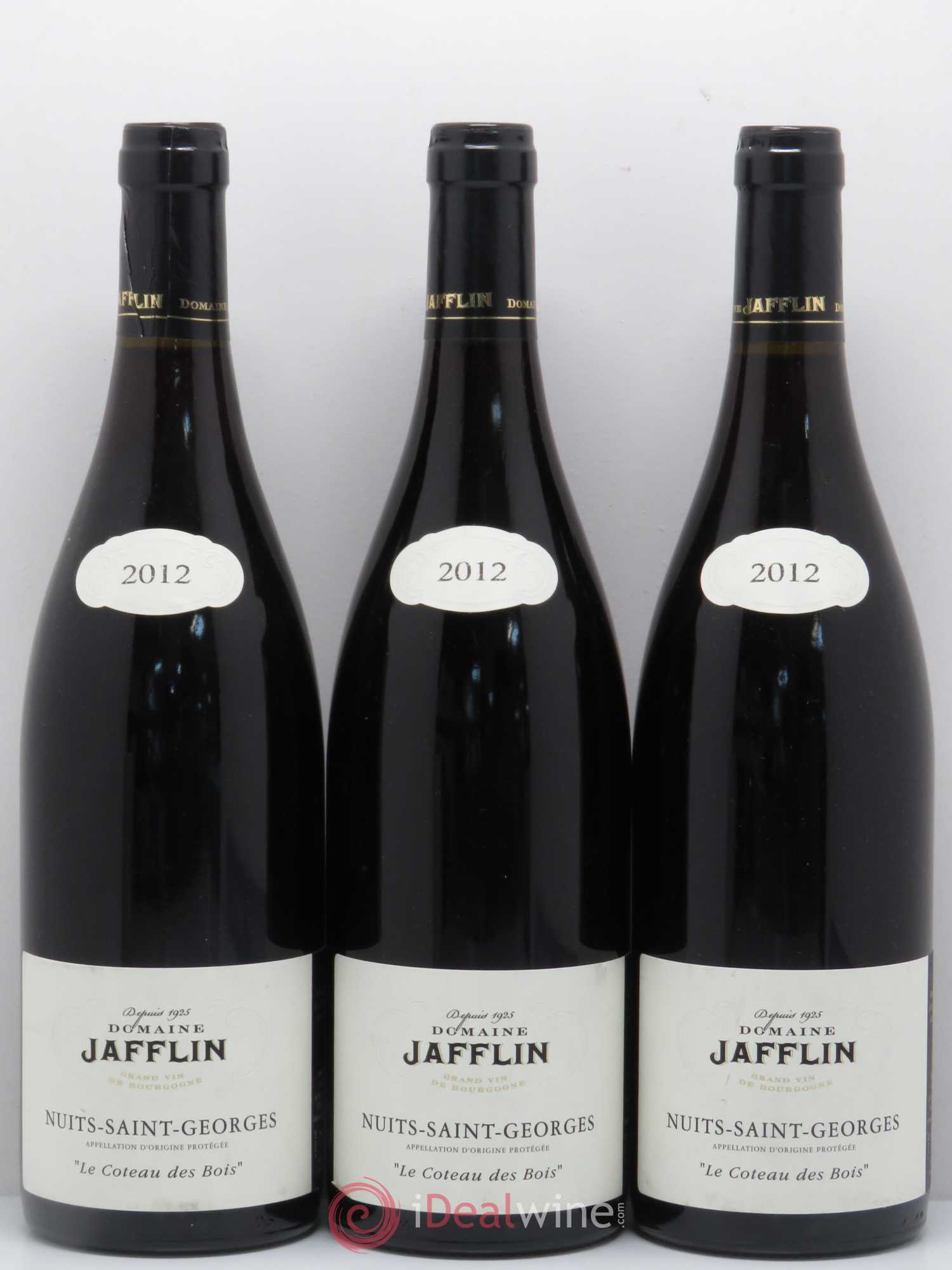 Nuits-Saint-Georges Le Coteau Des Bois Domaine Jafflin (sans prix de réserve) 2012 - Posten von 3 Flaschen - 0
